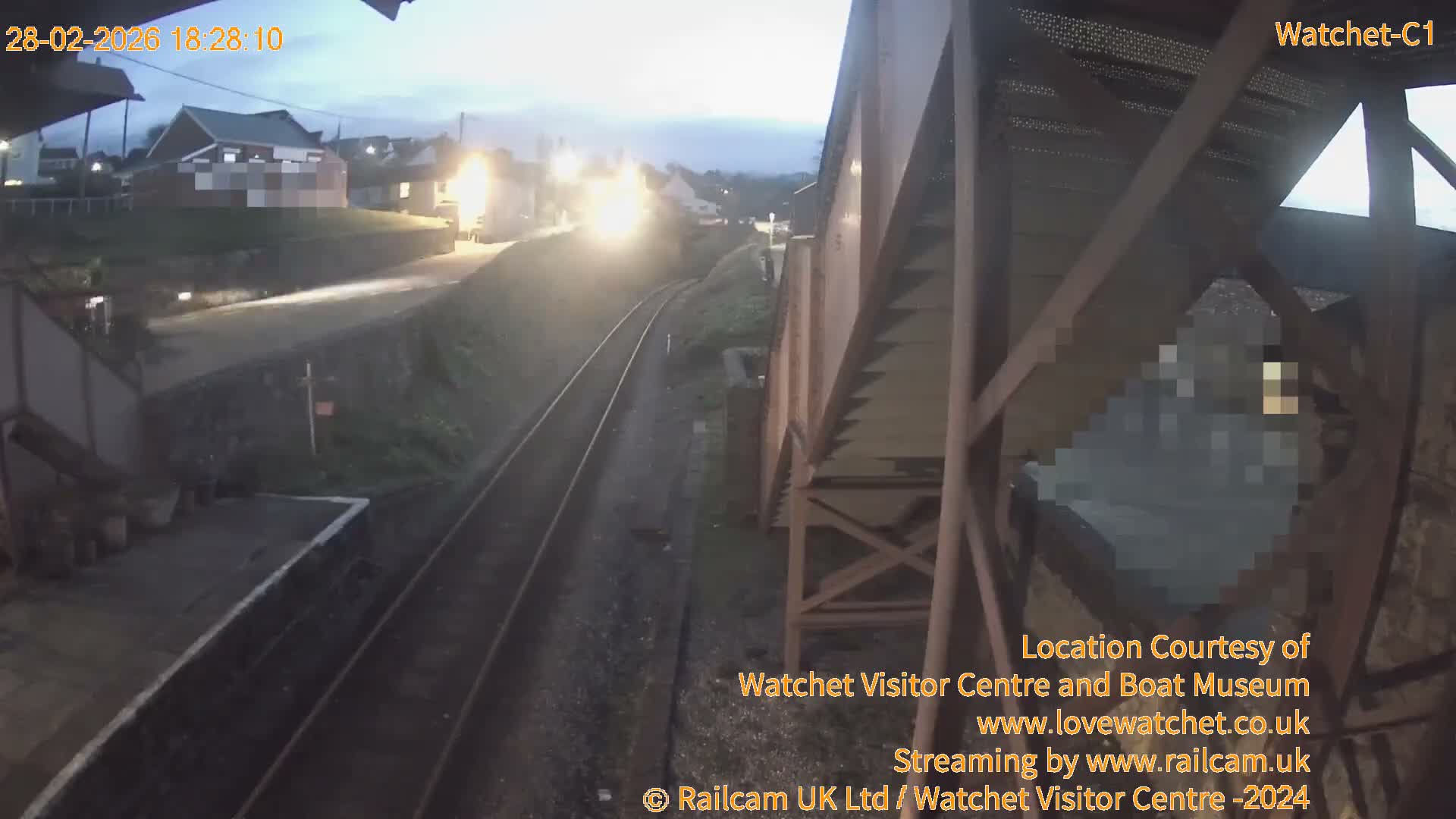 Watchet Railway Station (West Somerset Railway) Southwest Live Cam  - Somerset, South West, England, United Kingdom