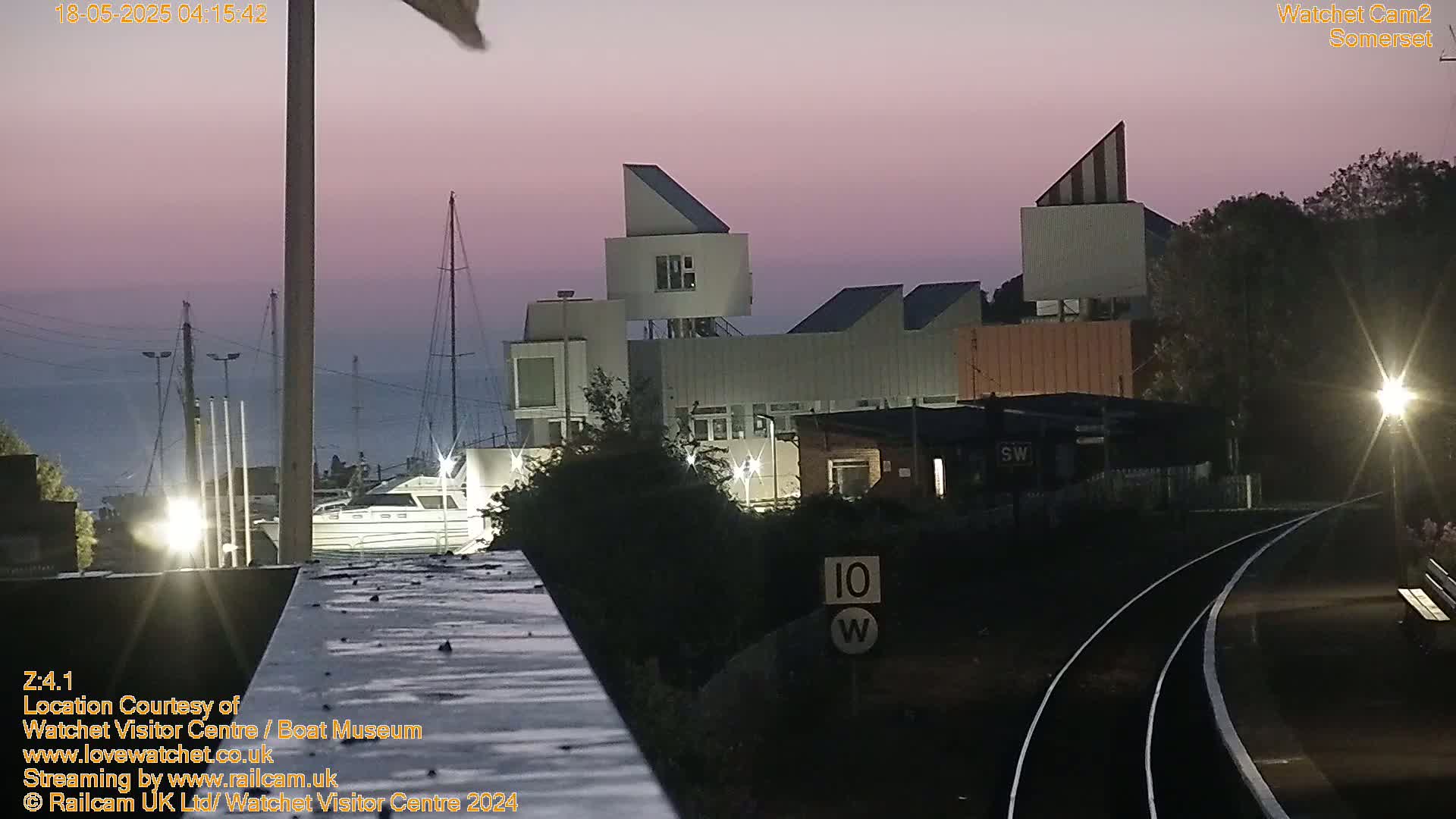 Watchet Boat Museum & Watchet Railway Station (West Somerset Railway) Northeast Live Cam  - Somerset, South West, England, United Kingdom