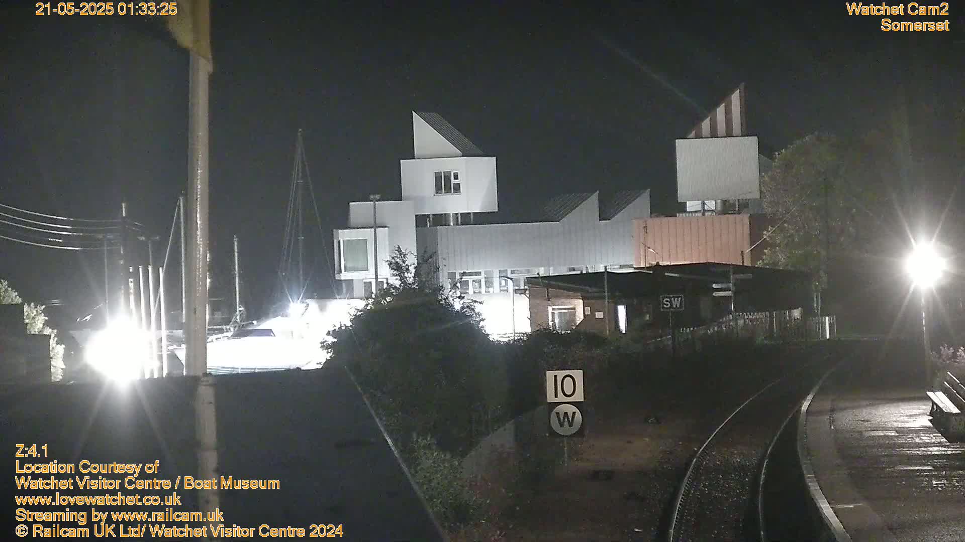 Watchet Boat Museum & Watchet Railway Station (West Somerset Railway) Northeast Live Cam  - Somerset, South West, England, United Kingdom