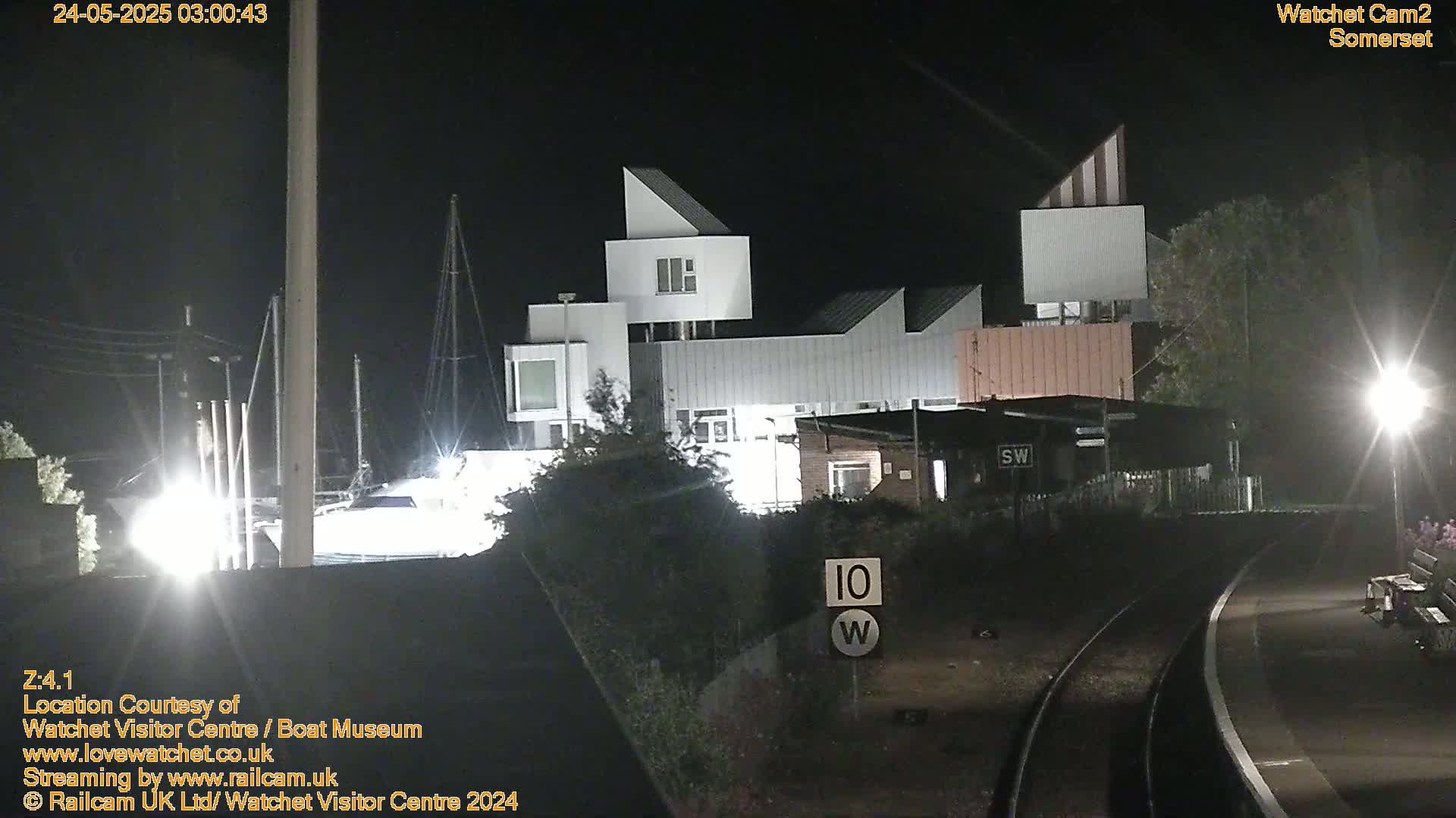 Watchet Boat Museum & Watchet Railway Station (West Somerset Railway) Northeast Live Cam  - Somerset, South West, England, United Kingdom