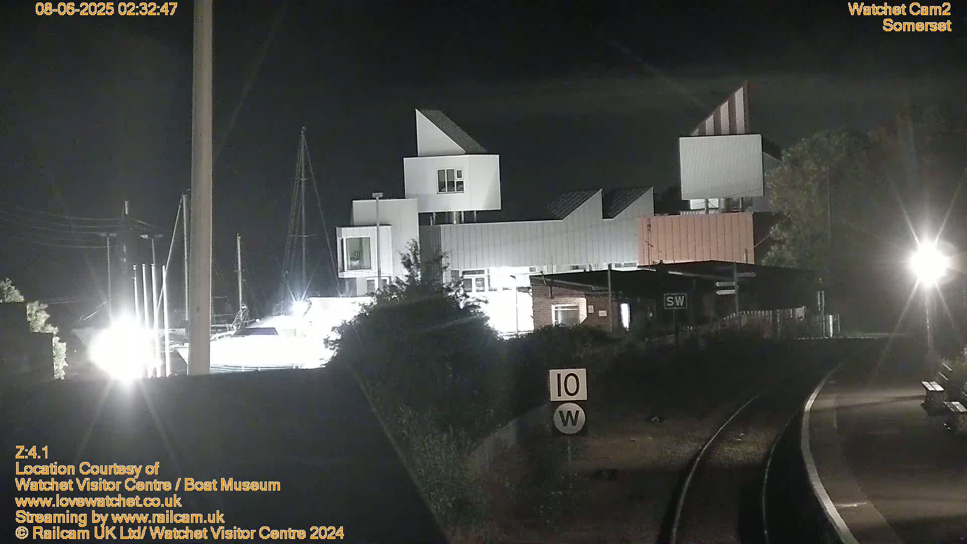 Watchet Boat Museum & Watchet Railway Station (West Somerset Railway) Northeast Live Cam  - Somerset, South West, England, United Kingdom