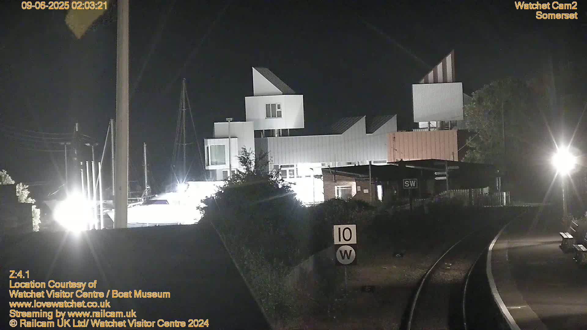 Watchet Boat Museum & Watchet Railway Station (West Somerset Railway) Northeast Live Cam  - Somerset, South West, England, United Kingdom
