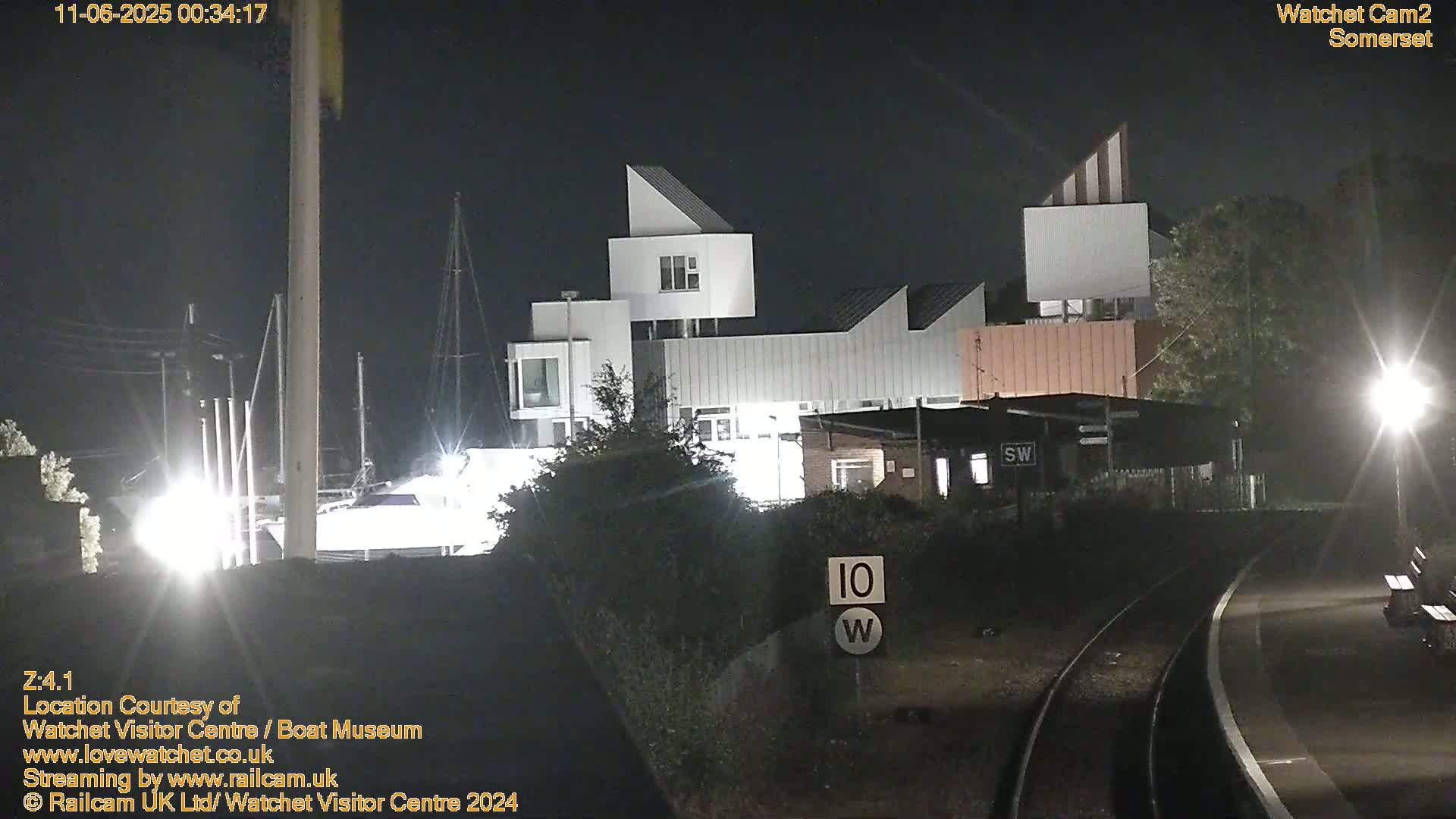 Watchet Boat Museum & Watchet Railway Station (West Somerset Railway) Northeast Live Cam  - Somerset, South West, England, United Kingdom