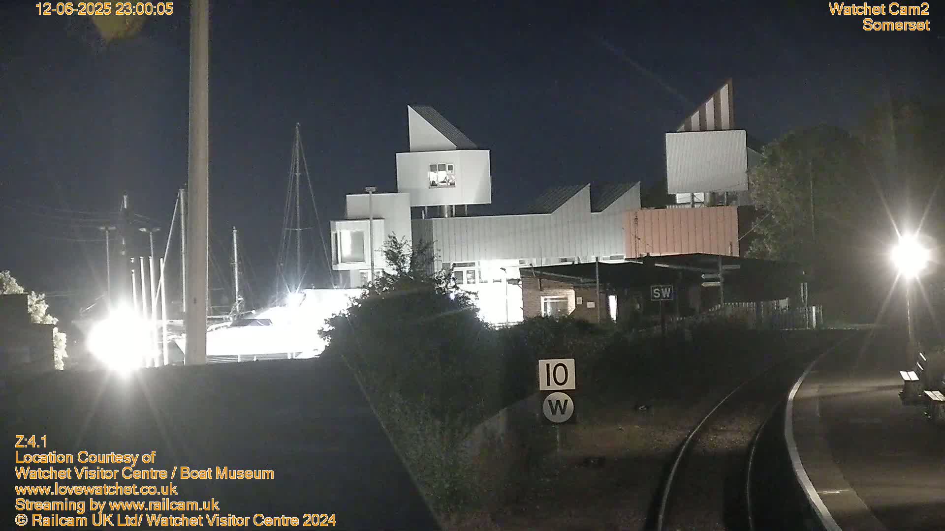 Watchet Boat Museum & Watchet Railway Station (West Somerset Railway) Northeast Live Cam  - Somerset, South West, England, United Kingdom