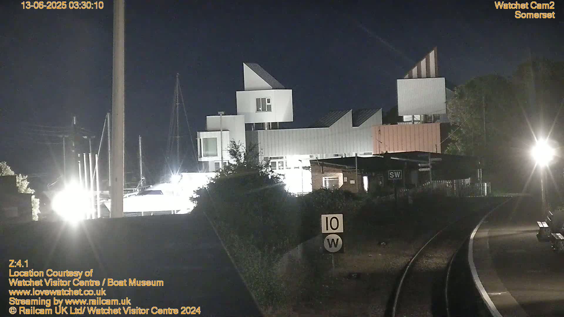 Watchet Boat Museum & Watchet Railway Station (West Somerset Railway) Northeast Live Cam  - Somerset, South West, England, United Kingdom