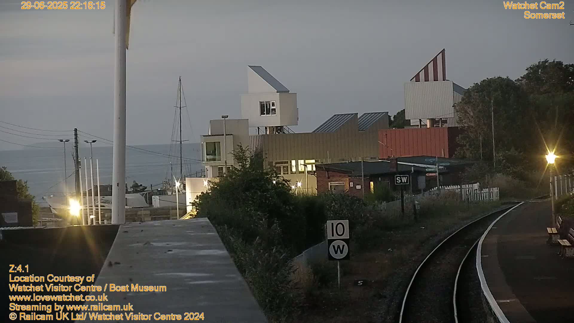 Watchet Boat Museum & Watchet Railway Station (West Somerset Railway) Northeast Live Cam  - Somerset, South West, England, United Kingdom