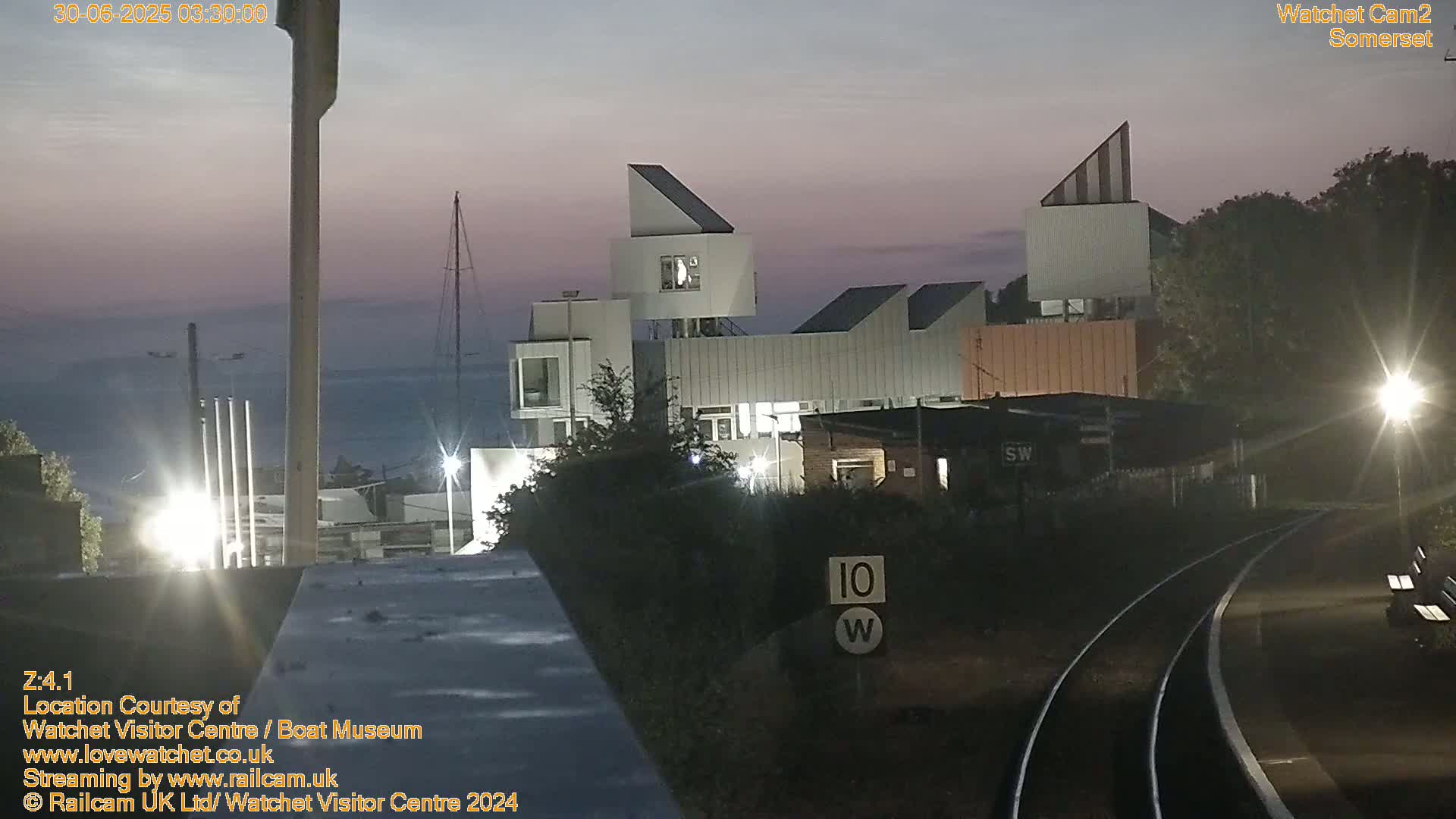 Watchet Boat Museum & Watchet Railway Station (West Somerset Railway) Northeast Live Cam  - Somerset, South West, England, United Kingdom