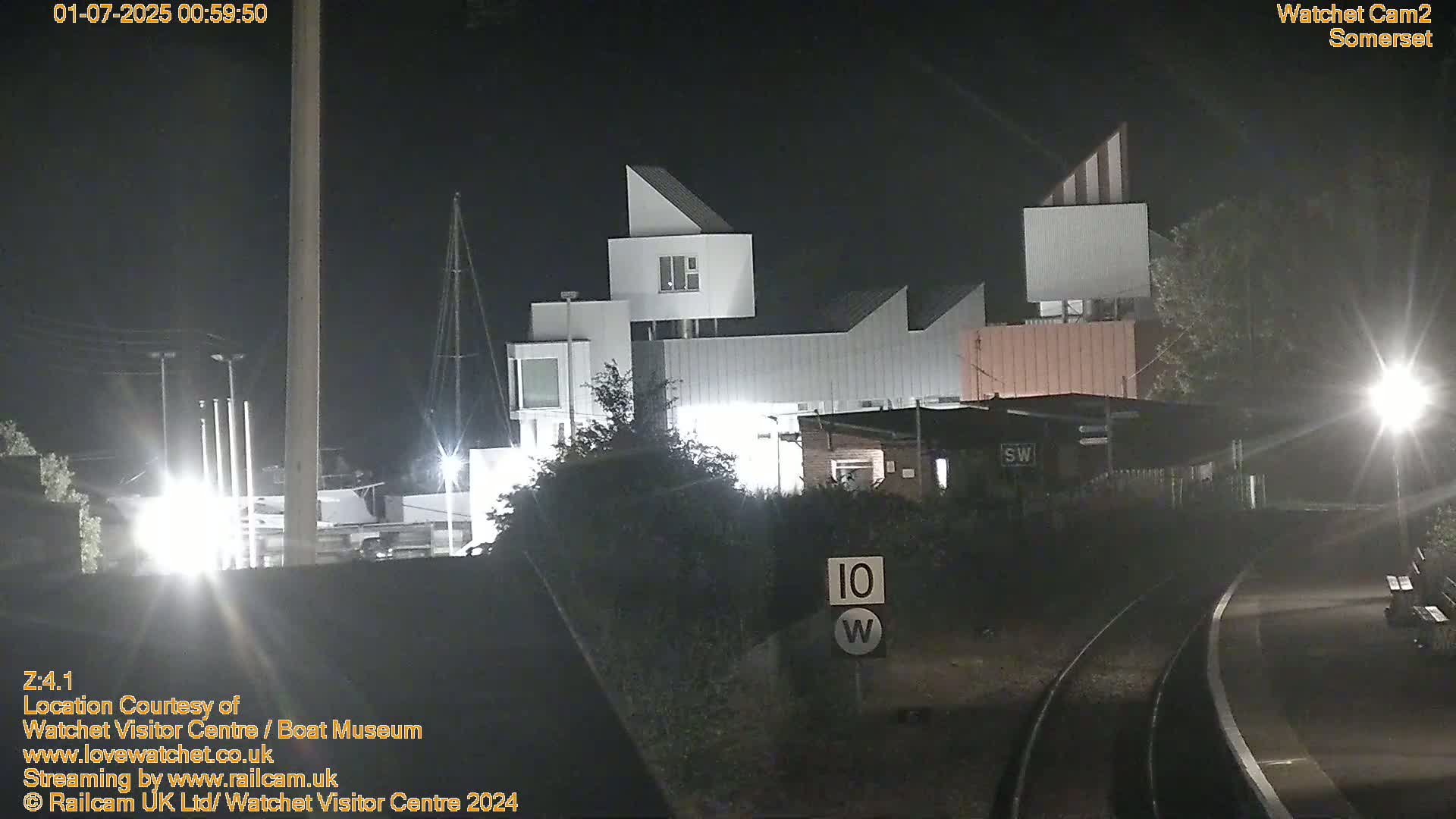 Watchet Boat Museum & Watchet Railway Station (West Somerset Railway) Northeast Live Cam  - Somerset, South West, England, United Kingdom