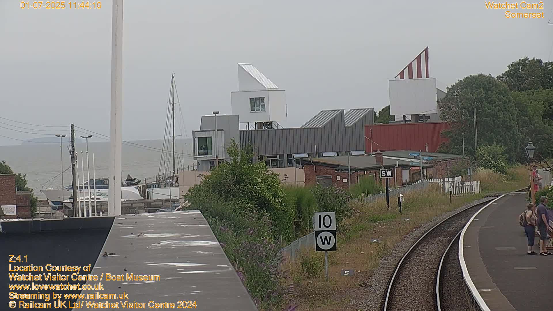 Watchet Boat Museum & Watchet Railway Station (West Somerset Railway) Northeast Live Cam  - Somerset, South West, England, United Kingdom