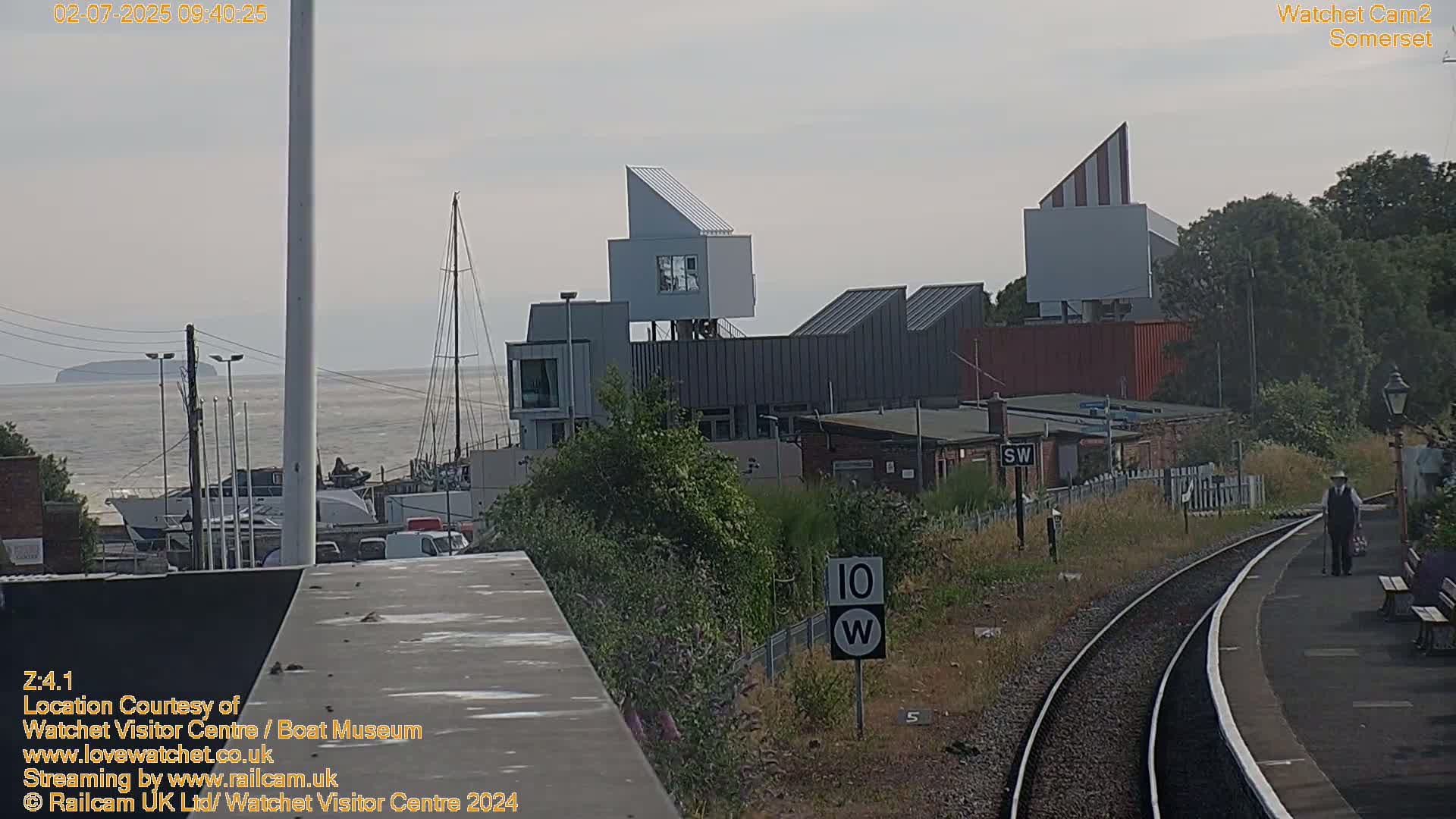 Watchet Boat Museum & Watchet Railway Station (West Somerset Railway) Northeast Live Cam  - Somerset, South West, England, United Kingdom