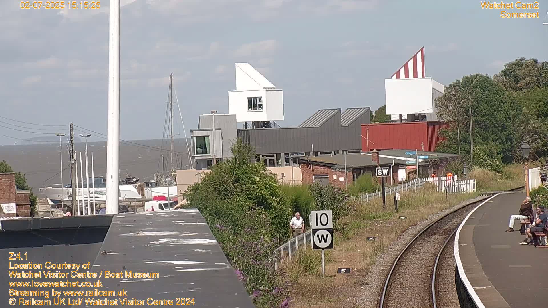 Watchet Boat Museum & Watchet Railway Station (West Somerset Railway) Northeast Live Cam  - Somerset, South West, England, United Kingdom