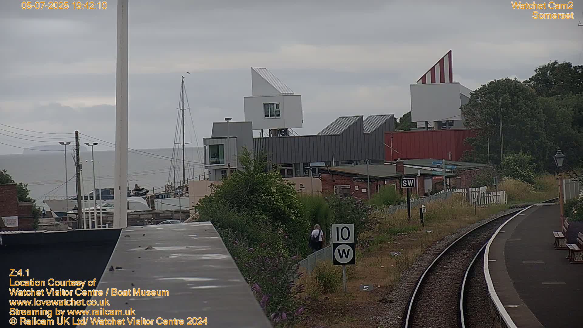 Watchet Boat Museum & Watchet Railway Station (West Somerset Railway) Northeast Live Cam  - Somerset, South West, England, United Kingdom