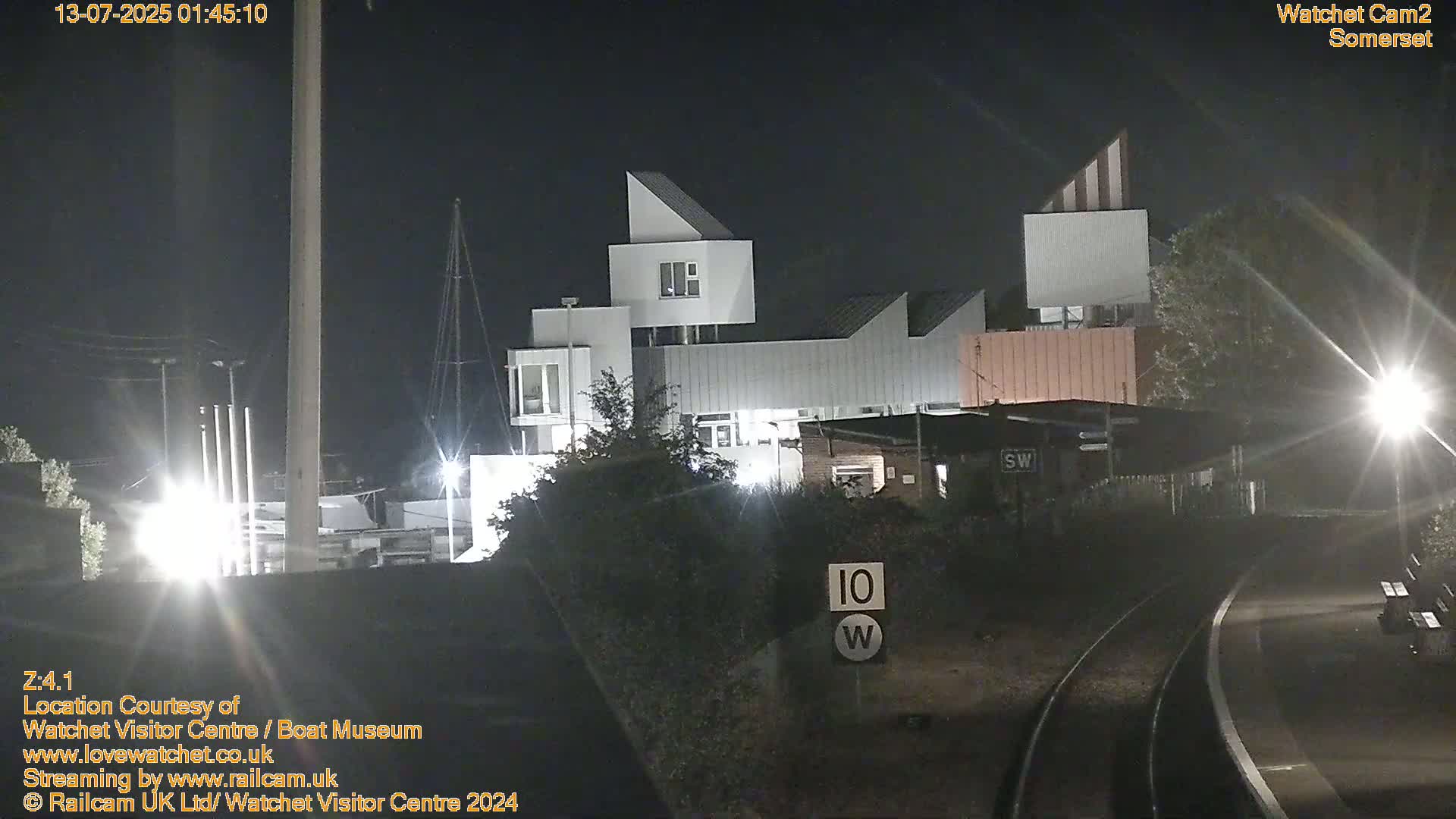 Watchet Boat Museum & Watchet Railway Station (West Somerset Railway) Northeast Live Cam  - Somerset, South West, England, United Kingdom