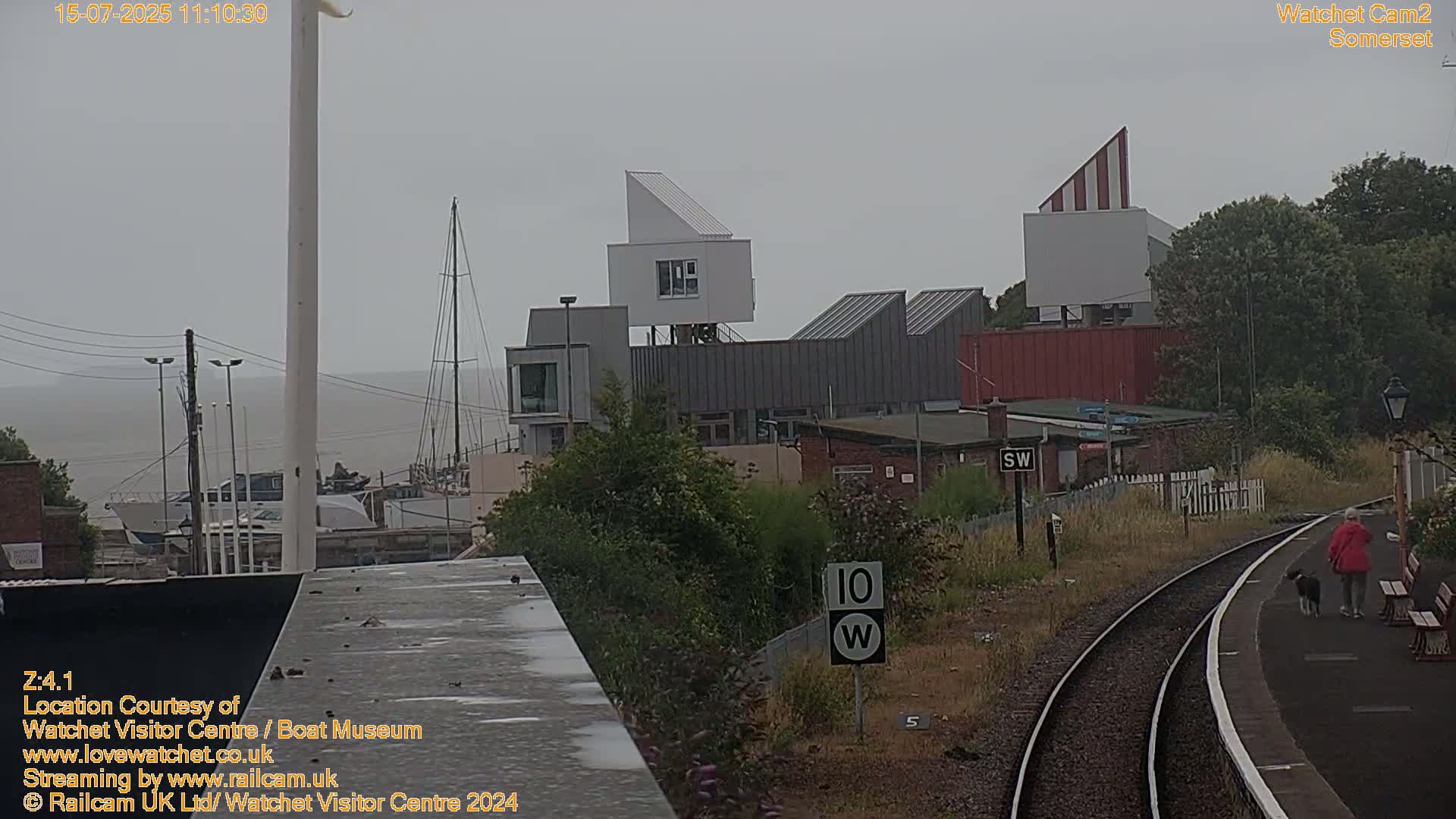 Watchet Boat Museum & Watchet Railway Station (West Somerset Railway) Northeast Live Cam  - Somerset, South West, England, United Kingdom