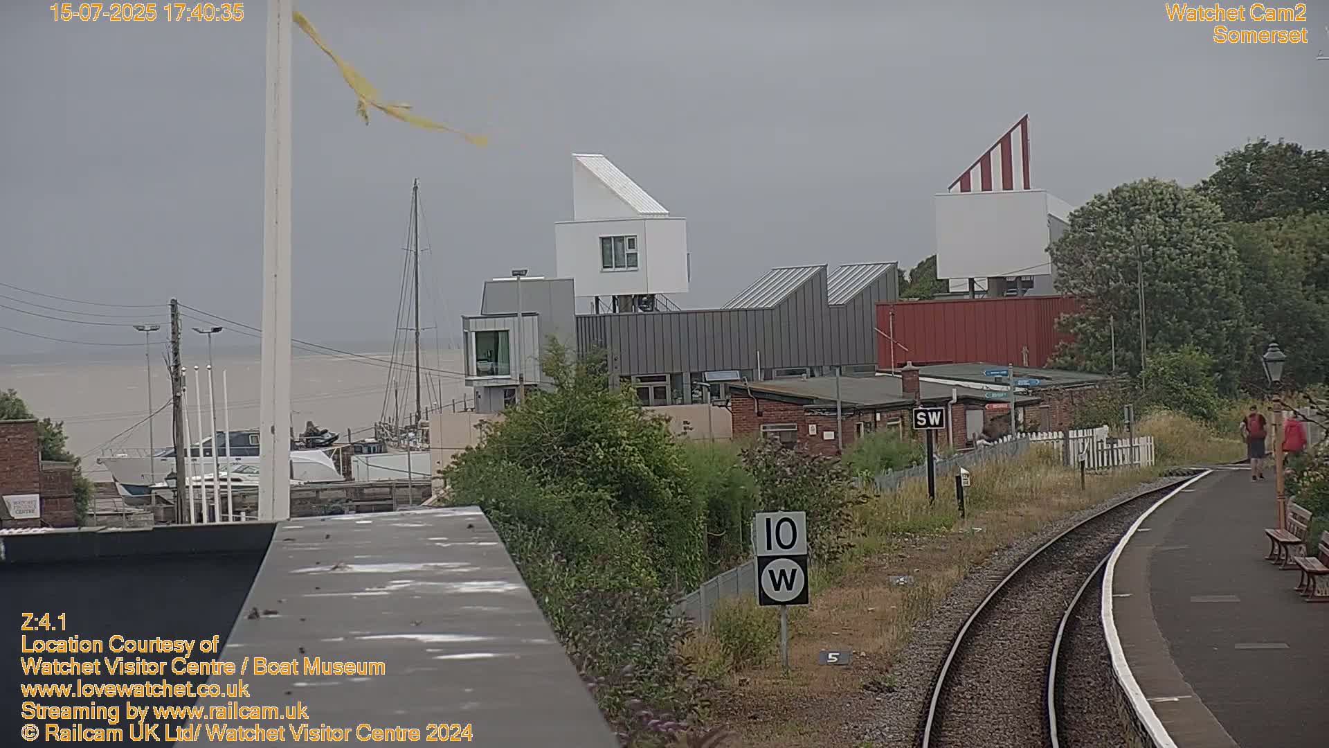 Watchet Boat Museum & Watchet Railway Station (West Somerset Railway) Northeast Live Cam  - Somerset, South West, England, United Kingdom