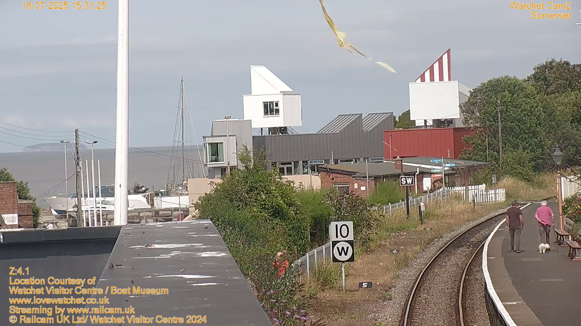Watchet Boat Museum & Watchet Railway Station (West Somerset Railway) Northeast Live Cam  - Somerset, South West, England, United Kingdom