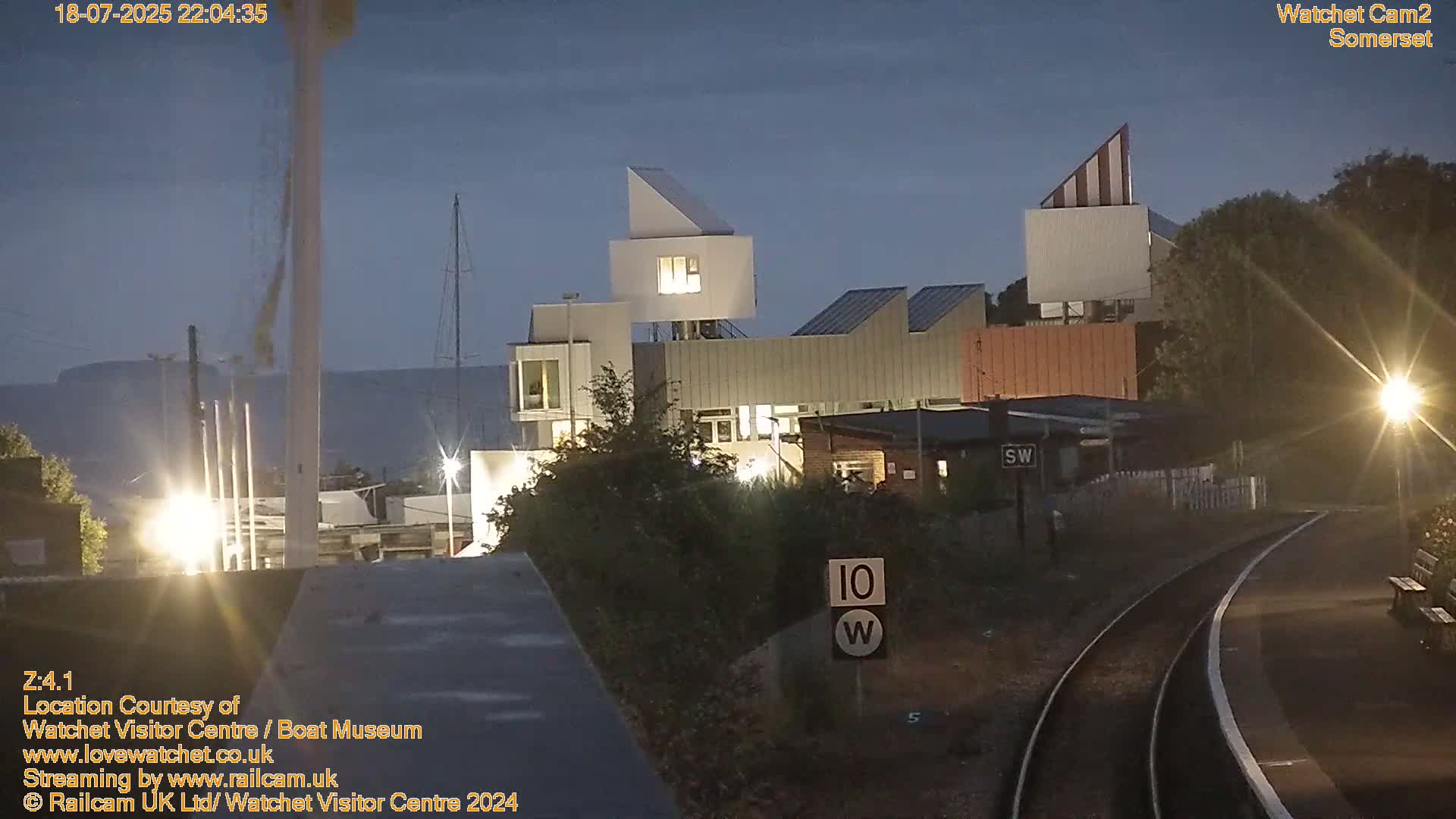 Watchet Boat Museum & Watchet Railway Station (West Somerset Railway) Northeast Live Cam  - Somerset, South West, England, United Kingdom