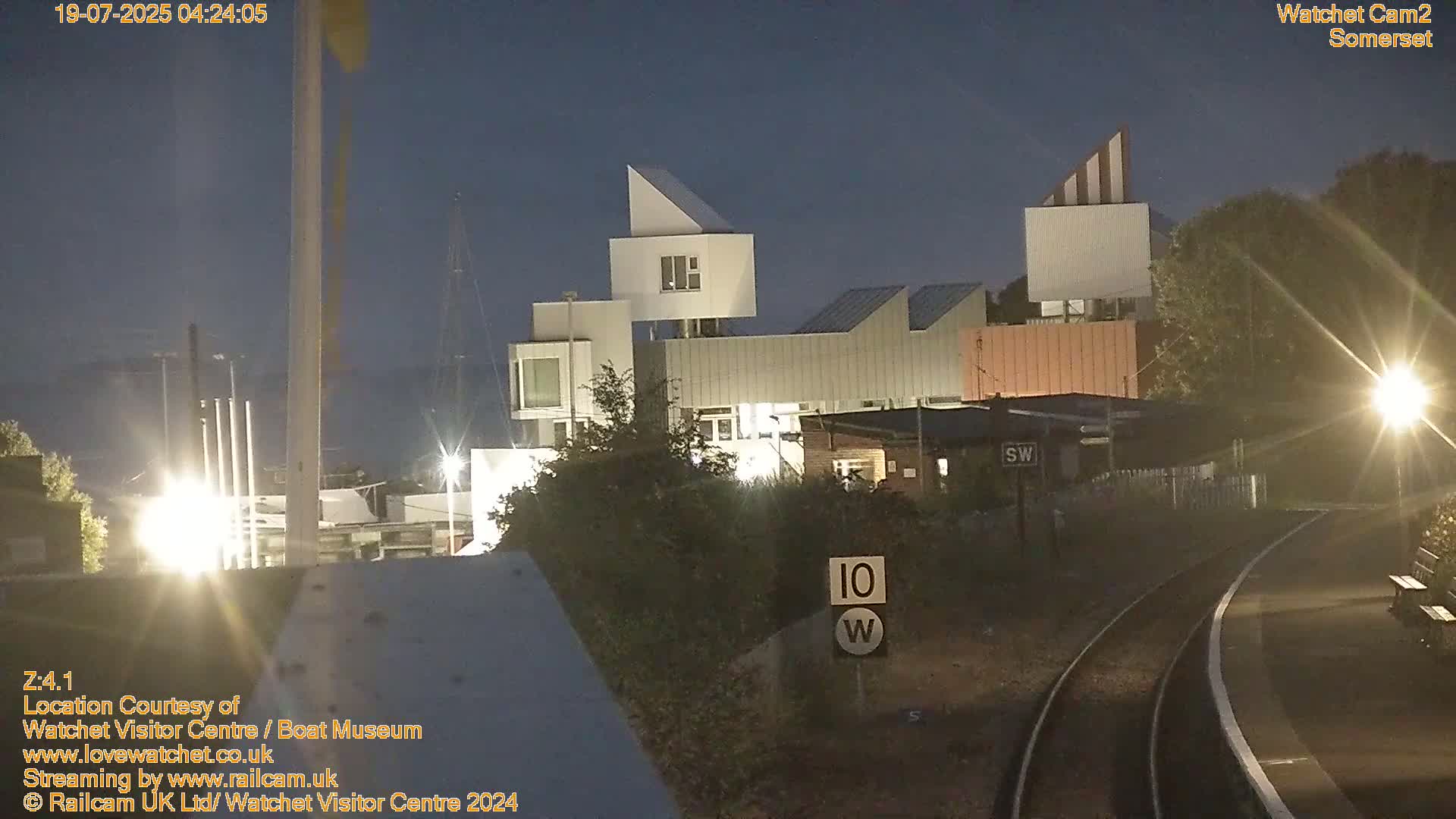 Watchet Boat Museum & Watchet Railway Station (West Somerset Railway) Northeast Live Cam  - Somerset, South West, England, United Kingdom