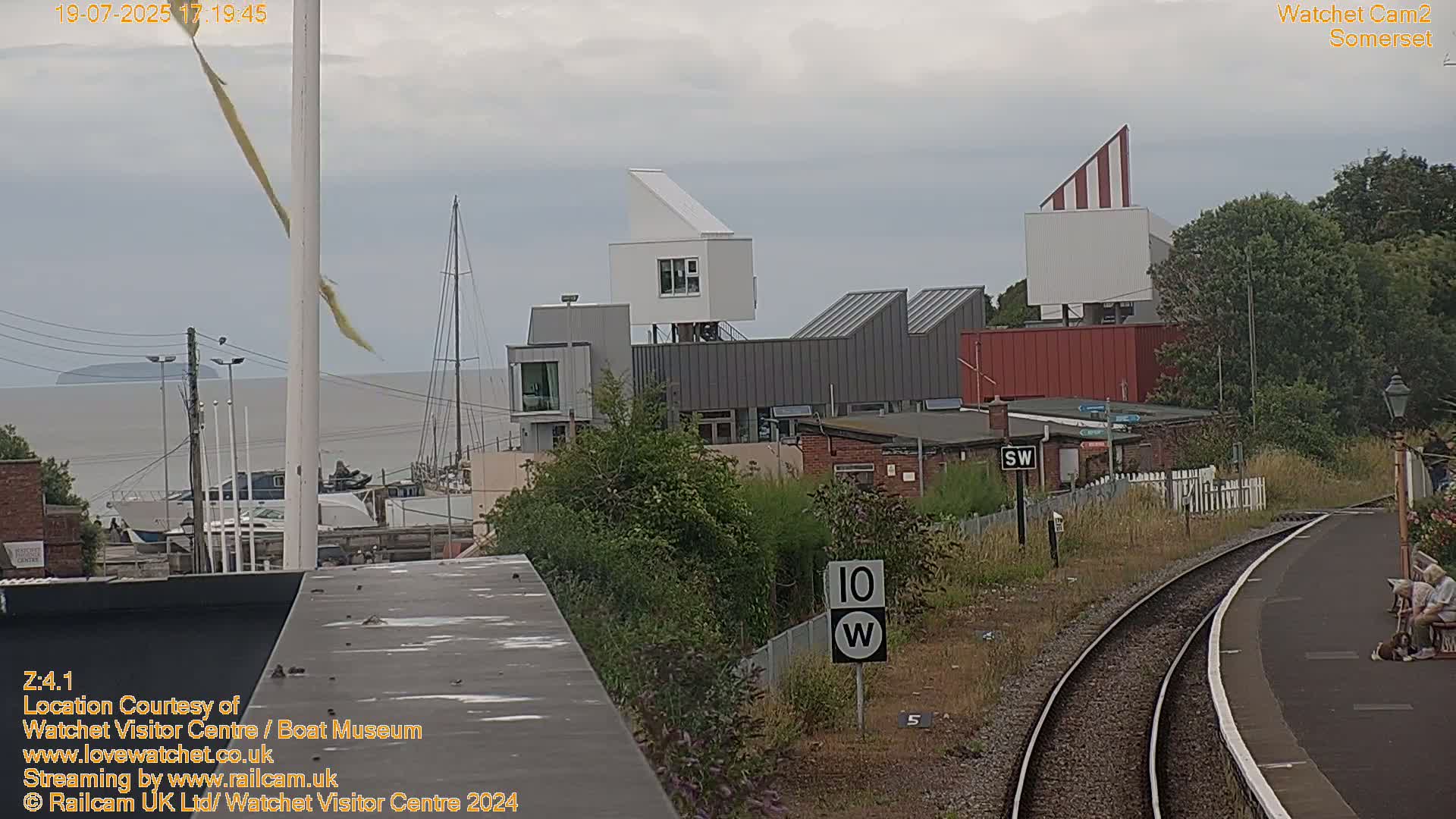 Watchet Boat Museum & Watchet Railway Station (West Somerset Railway) Northeast Live Cam  - Somerset, South West, England, United Kingdom