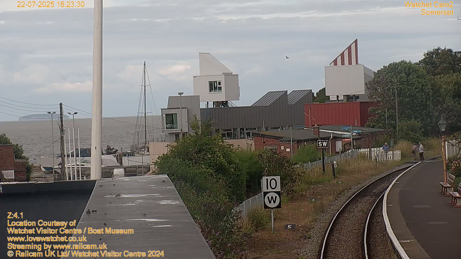 Watchet Boat Museum & Watchet Railway Station (West Somerset Railway) Northeast Live Cam  - Somerset, South West, England, United Kingdom