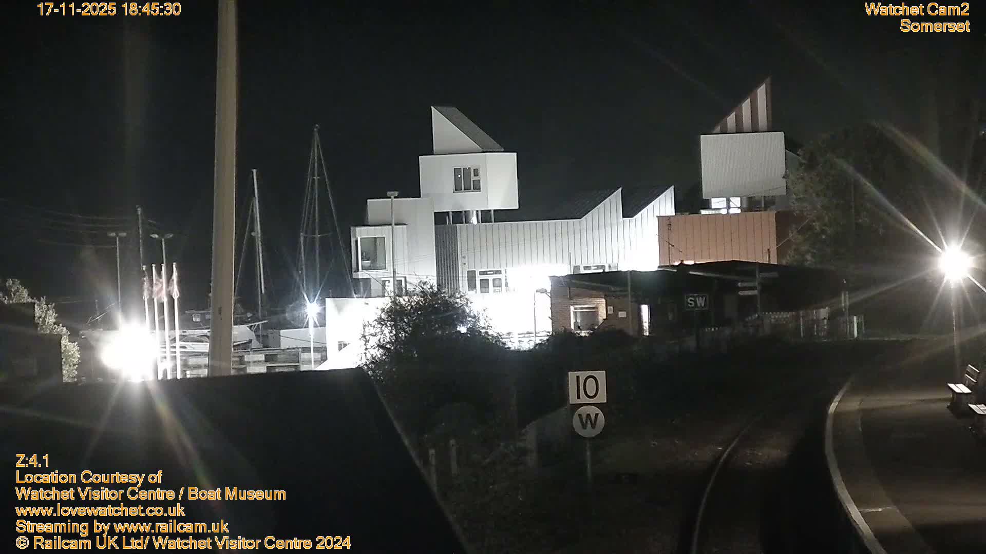 Watchet Boat Museum & Watchet Railway Station (West Somerset Railway) Northeast Live Cam  - Somerset, South West, England, United Kingdom