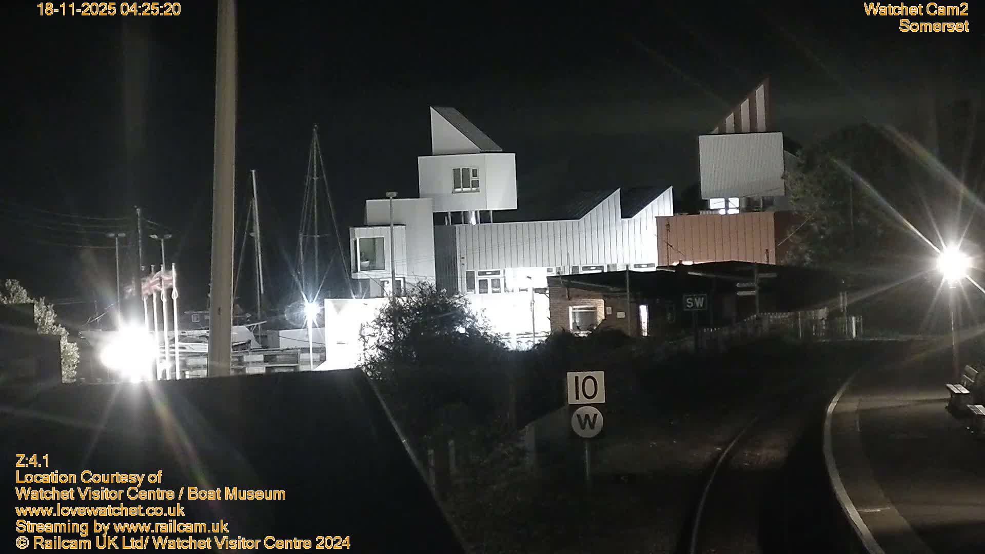 Watchet Boat Museum & Watchet Railway Station (West Somerset Railway) Northeast Live Cam  - Somerset, South West, England, United Kingdom