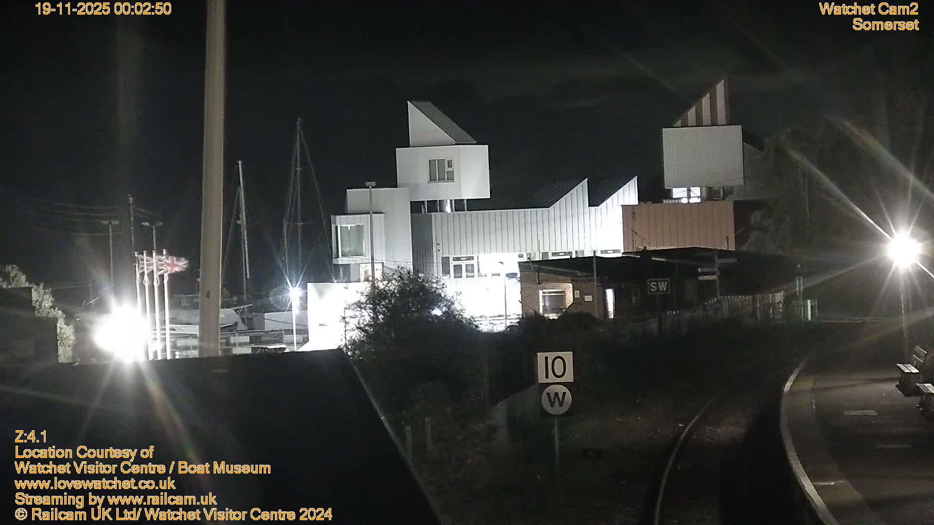 Watchet Boat Museum & Watchet Railway Station (West Somerset Railway) Northeast Live Cam  - Somerset, South West, England, United Kingdom