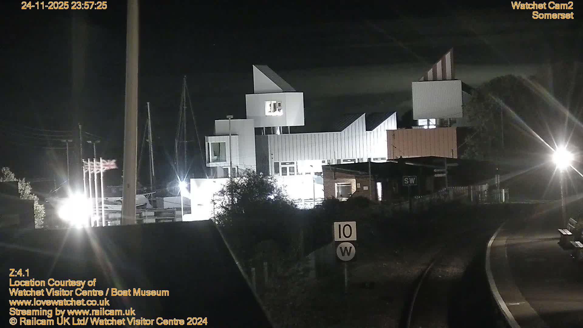 Watchet Boat Museum & Watchet Railway Station (West Somerset Railway) Northeast Live Cam  - Somerset, South West, England, United Kingdom