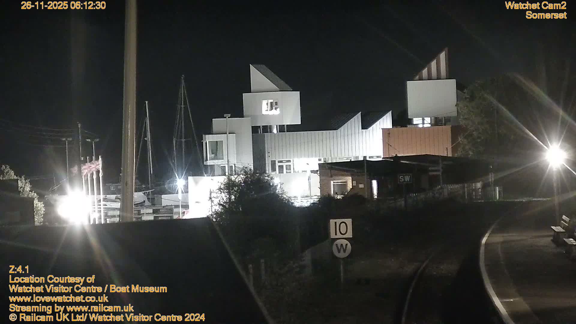 Watchet Boat Museum & Watchet Railway Station (West Somerset Railway) Northeast Live Cam  - Somerset, South West, England, United Kingdom
