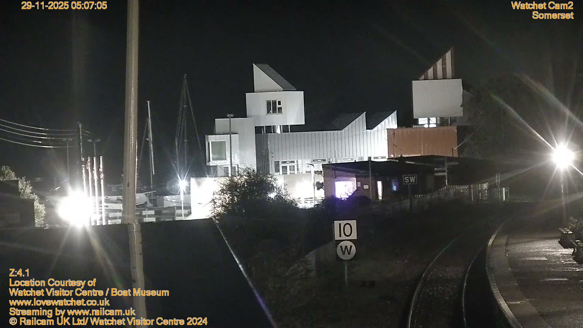 Watchet Boat Museum & Watchet Railway Station (West Somerset Railway) Northeast Live Cam  - Somerset, South West, England, United Kingdom