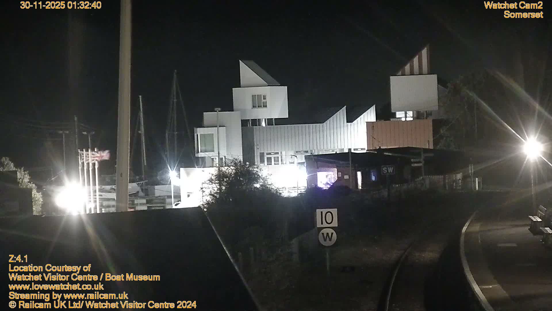 Watchet Boat Museum & Watchet Railway Station (West Somerset Railway) Northeast Live Cam  - Somerset, South West, England, United Kingdom