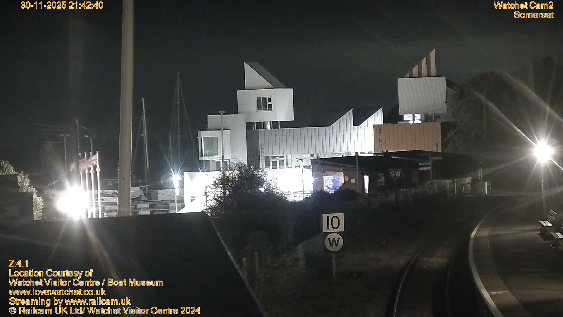 Watchet Boat Museum & Watchet Railway Station (West Somerset Railway) Northeast Live Cam  - Somerset, South West, England, United Kingdom