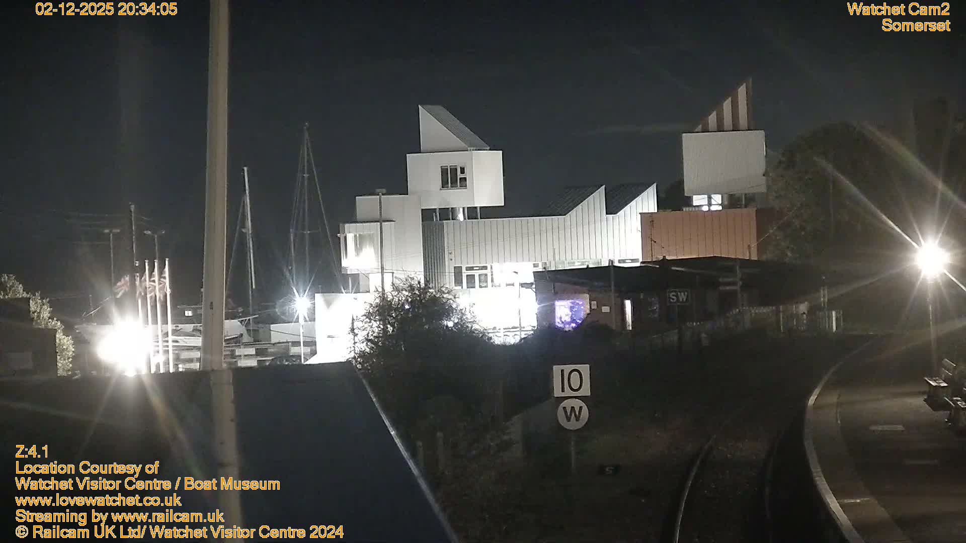 Watchet Boat Museum & Watchet Railway Station (West Somerset Railway) Northeast Live Cam  - Somerset, South West, England, United Kingdom