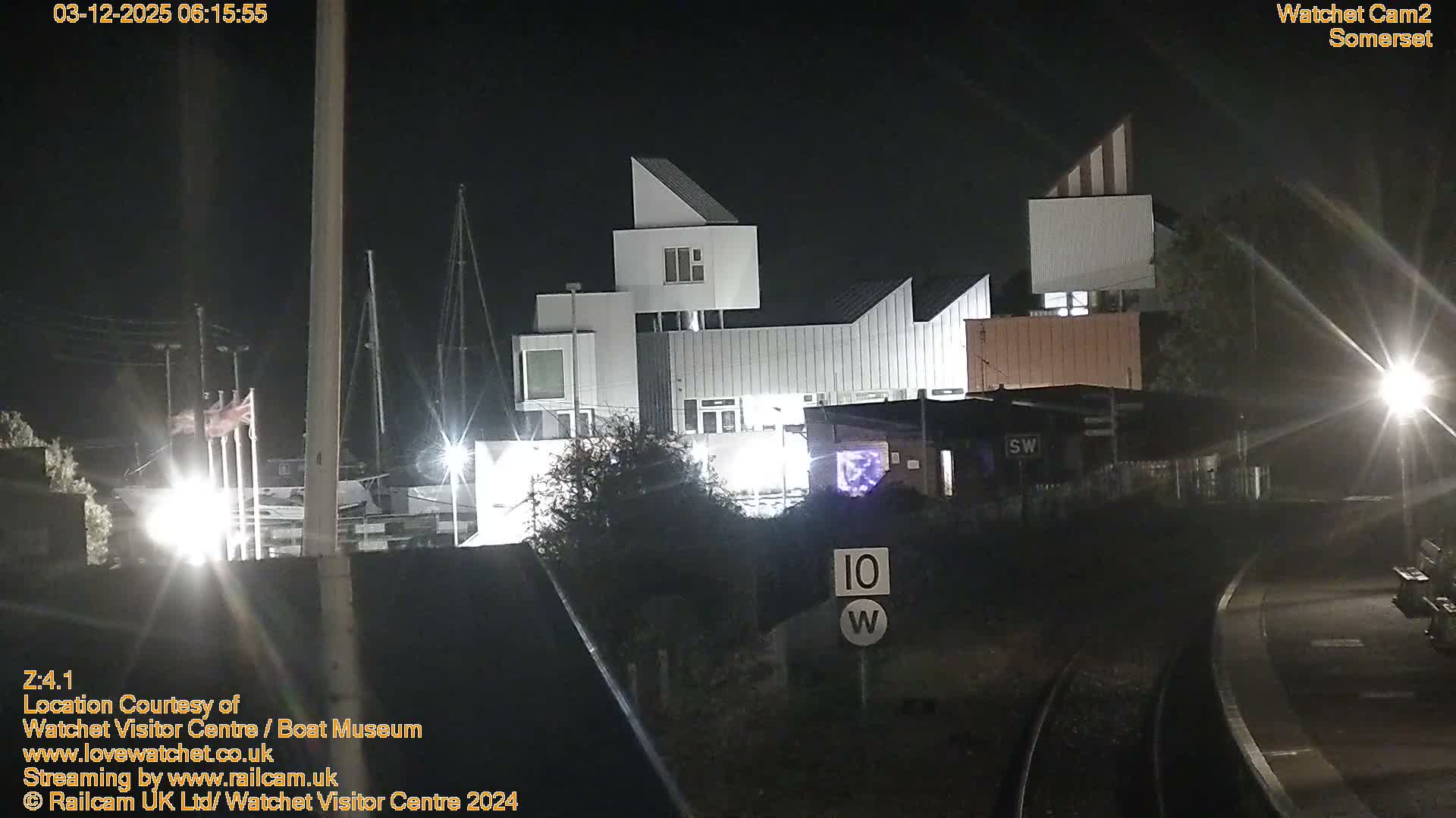 Watchet Boat Museum & Watchet Railway Station (West Somerset Railway) Northeast Live Cam  - Somerset, South West, England, United Kingdom