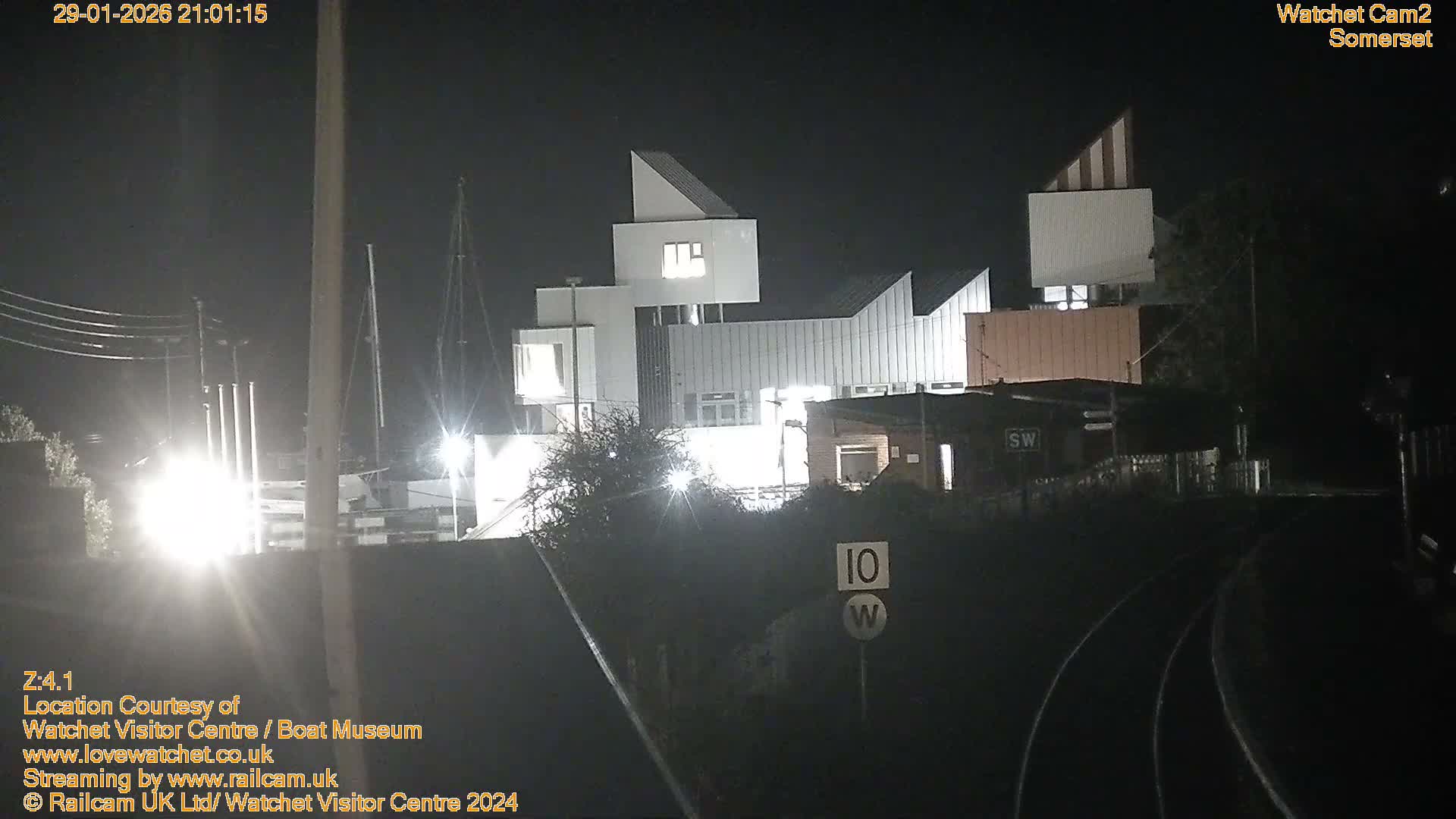 Watchet Boat Museum & Watchet Railway Station (West Somerset Railway) Northeast Live Cam  - Somerset, South West, England, United Kingdom