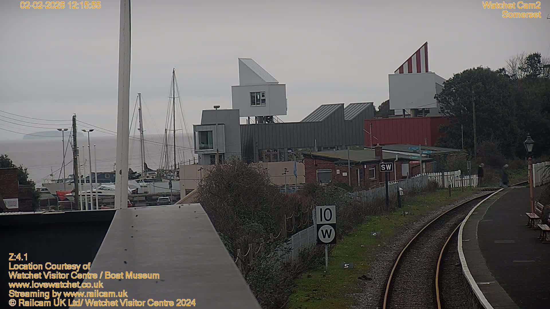 Watchet Boat Museum & Watchet Railway Station (West Somerset Railway) Northeast Live Cam  - Somerset, South West, England, United Kingdom