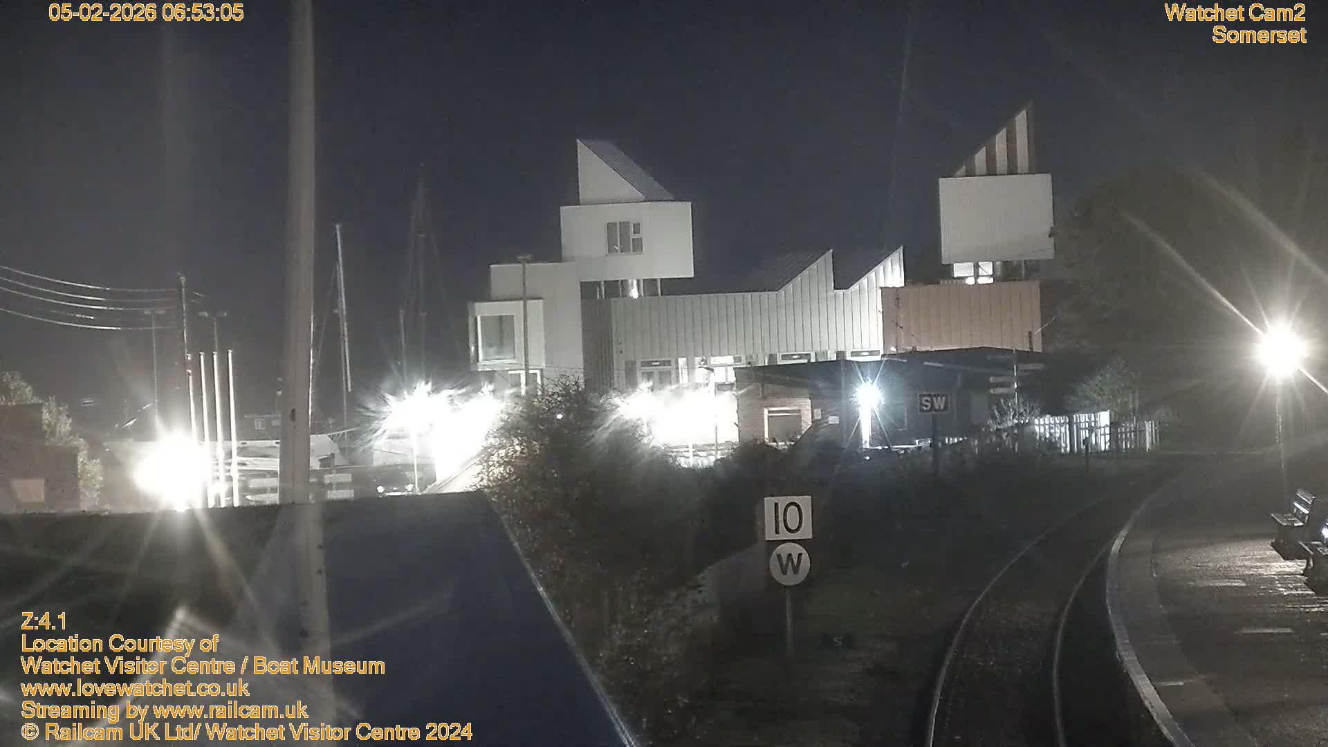 Watchet Boat Museum & Watchet Railway Station (West Somerset Railway) Northeast Live Cam  - Somerset, South West, England, United Kingdom
