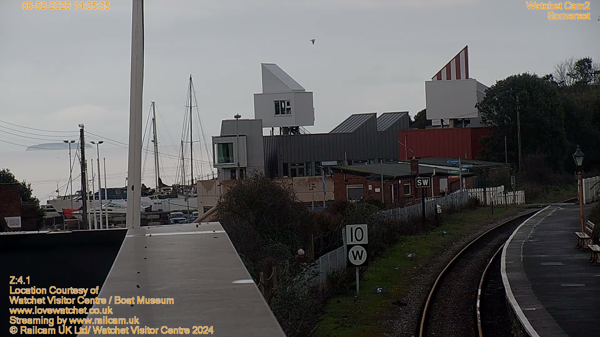 Watchet Boat Museum & Watchet Railway Station (West Somerset Railway) Northeast Live Cam  - Somerset, South West, England, United Kingdom