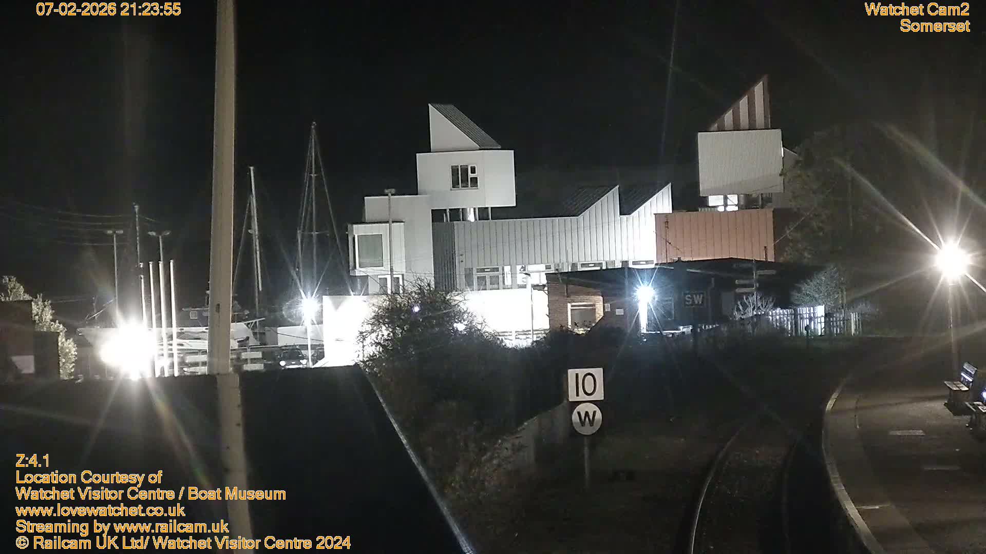 Watchet Boat Museum & Watchet Railway Station (West Somerset Railway) Northeast Live Cam  - Somerset, South West, England, United Kingdom
