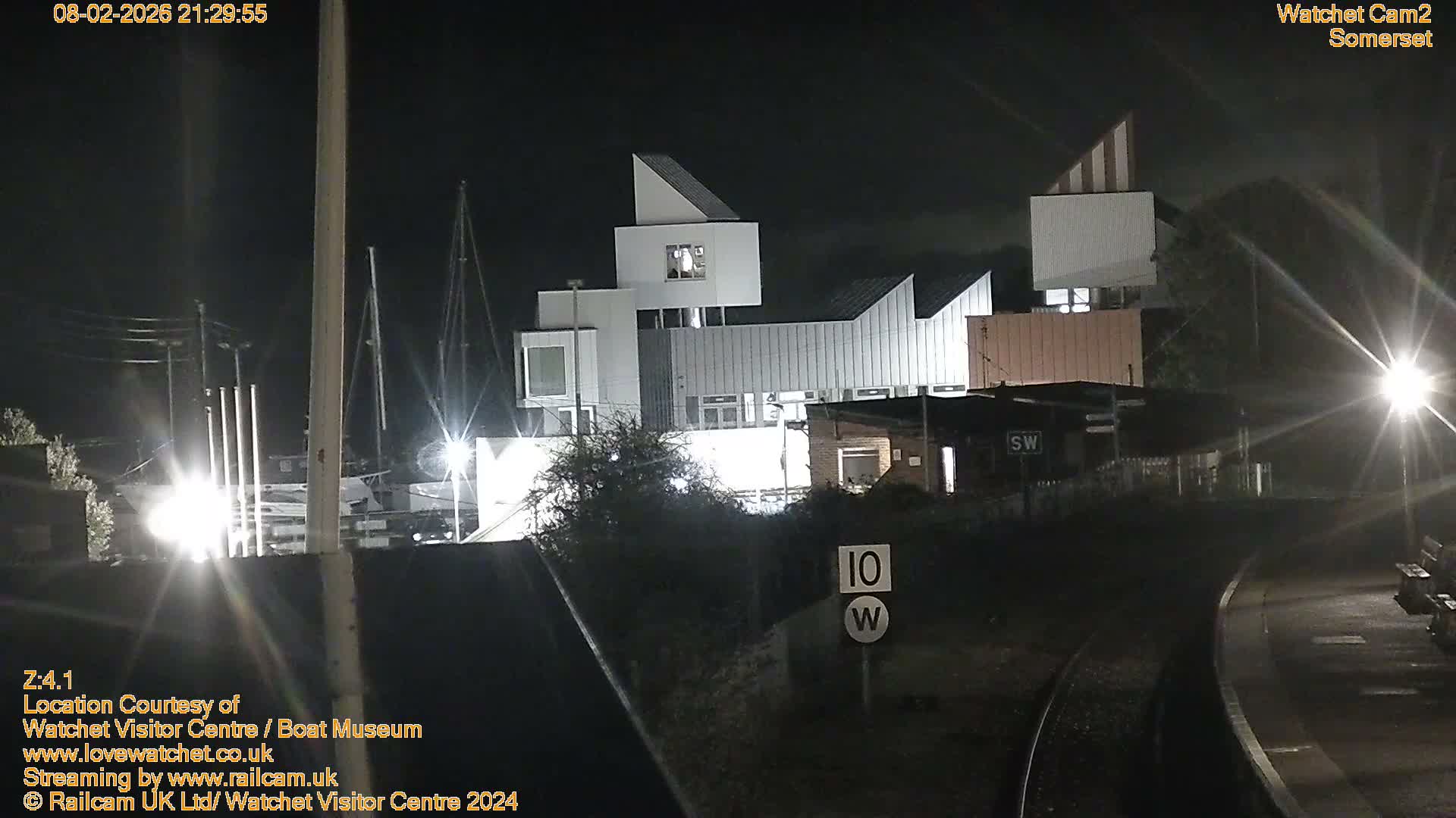Watchet Boat Museum & Watchet Railway Station (West Somerset Railway) Northeast Live Cam  - Somerset, South West, England, United Kingdom