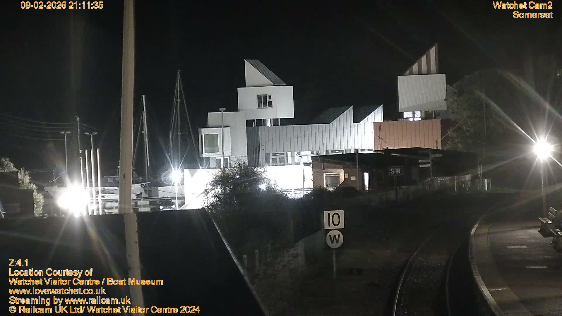 Watchet Boat Museum & Watchet Railway Station (West Somerset Railway) Northeast Live Cam  - Somerset, South West, England, United Kingdom