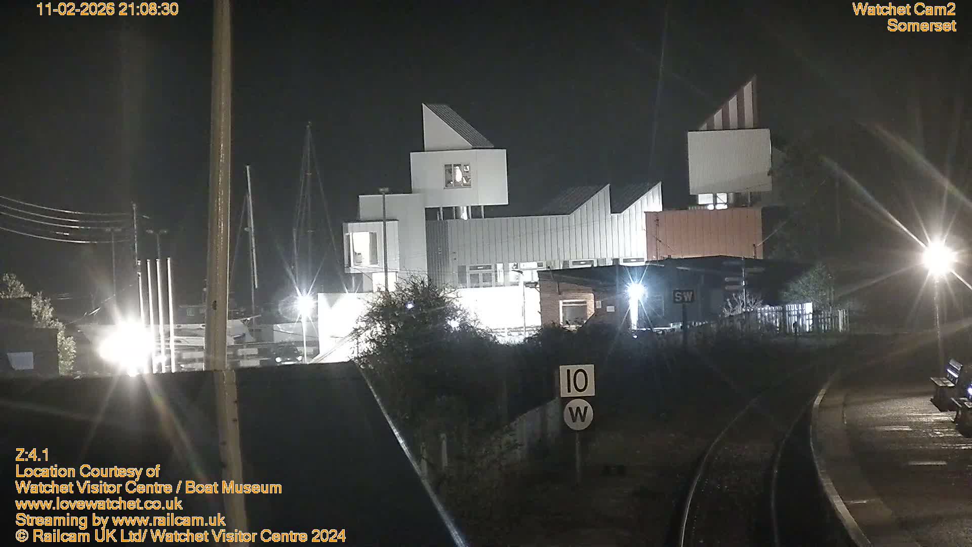 Watchet Boat Museum & Watchet Railway Station (West Somerset Railway) Northeast Live Cam  - Somerset, South West, England, United Kingdom