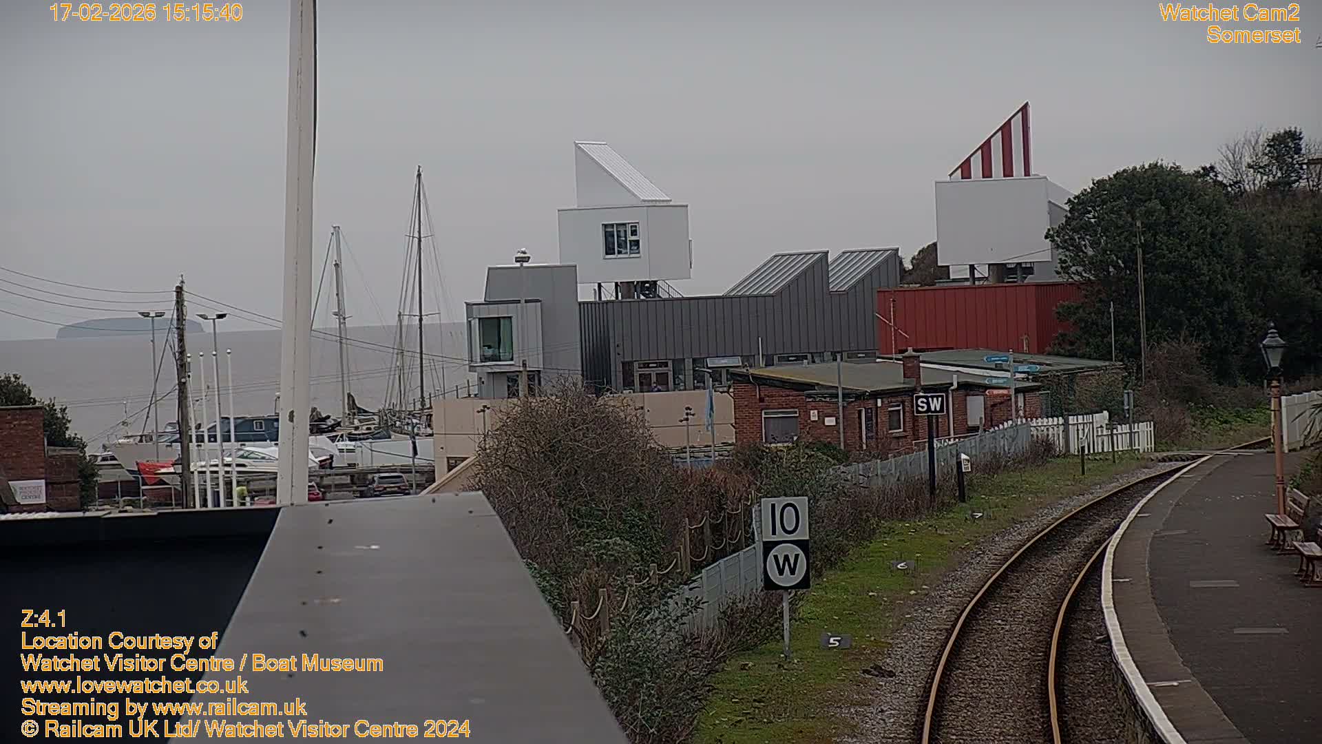 Watchet Boat Museum & Watchet Railway Station (West Somerset Railway) Northeast Live Cam  - Somerset, South West, England, United Kingdom