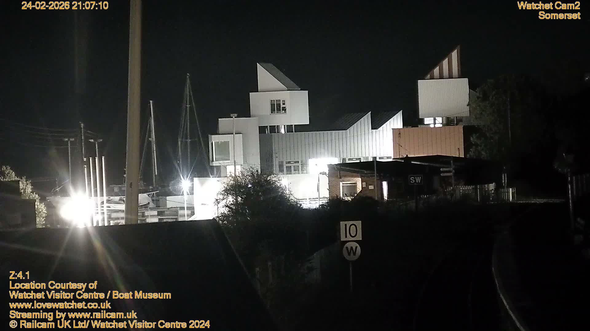 Watchet Boat Museum & Watchet Railway Station (West Somerset Railway) Northeast Live Cam  - Somerset, South West, England, United Kingdom