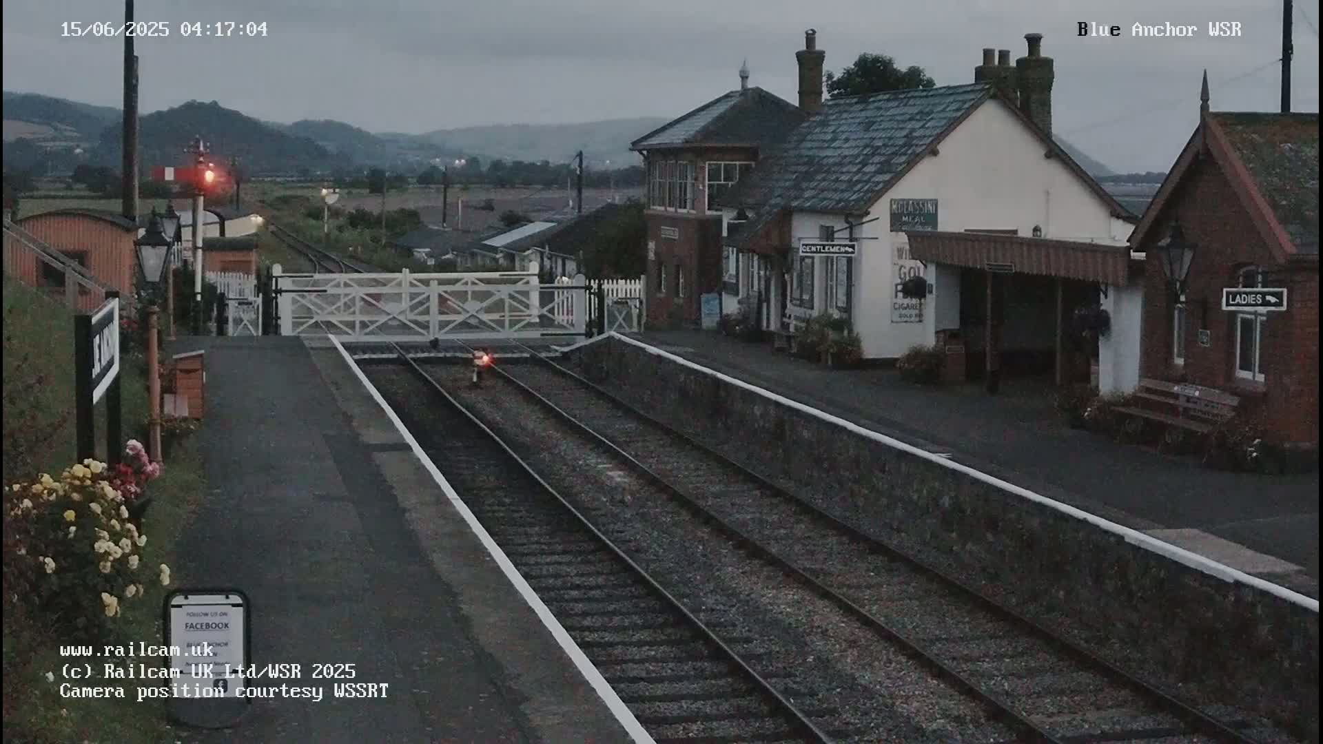 West Sommerset Railway Blue Anchor Station Live Cam - Somerset West and Taunton, Sommerset, South West, England, United Kingdom