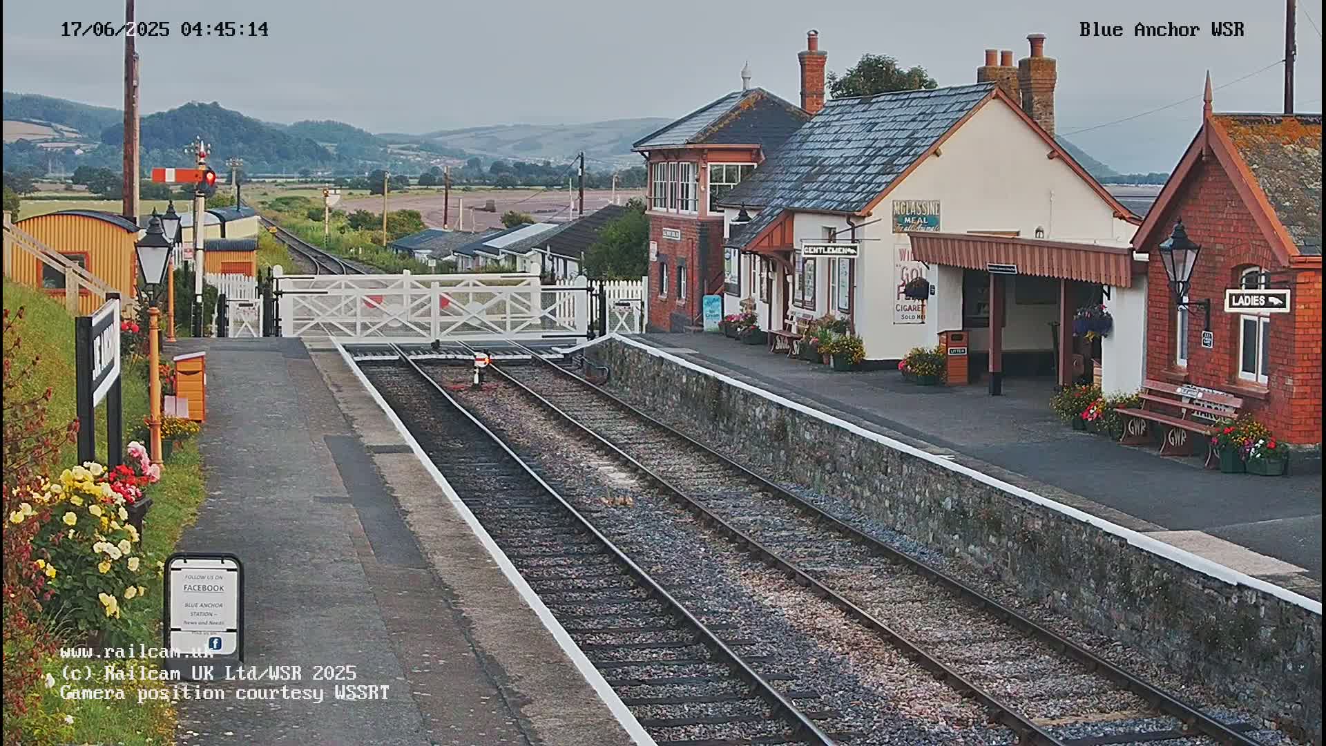 West Sommerset Railway Blue Anchor Station Live Cam - Somerset West and Taunton, Sommerset, South West, England, United Kingdom