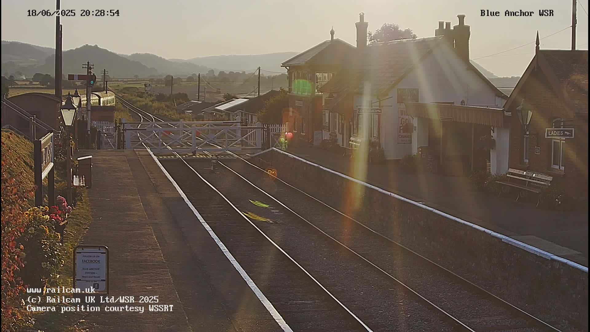 West Sommerset Railway Blue Anchor Station Live Cam - Somerset West and Taunton, Sommerset, South West, England, United Kingdom