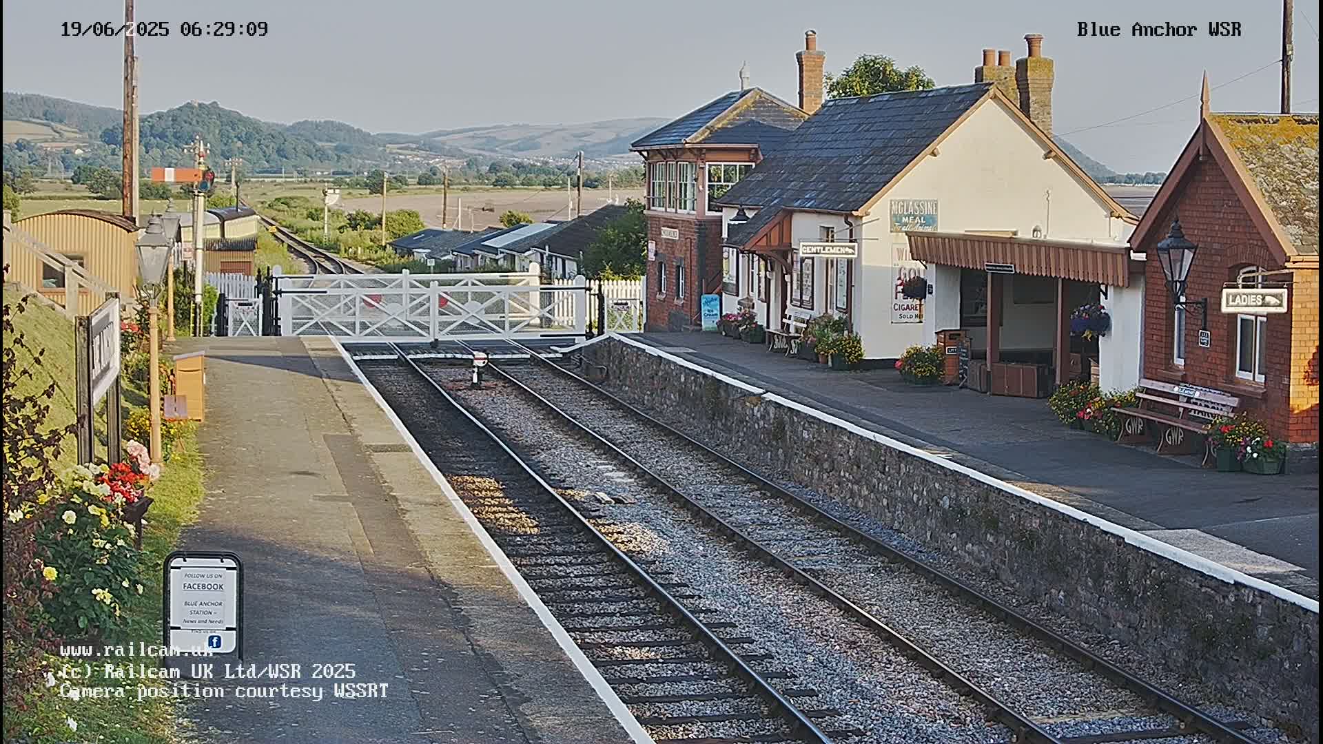 West Sommerset Railway Blue Anchor Station Live Cam - Somerset West and Taunton, Sommerset, South West, England, United Kingdom