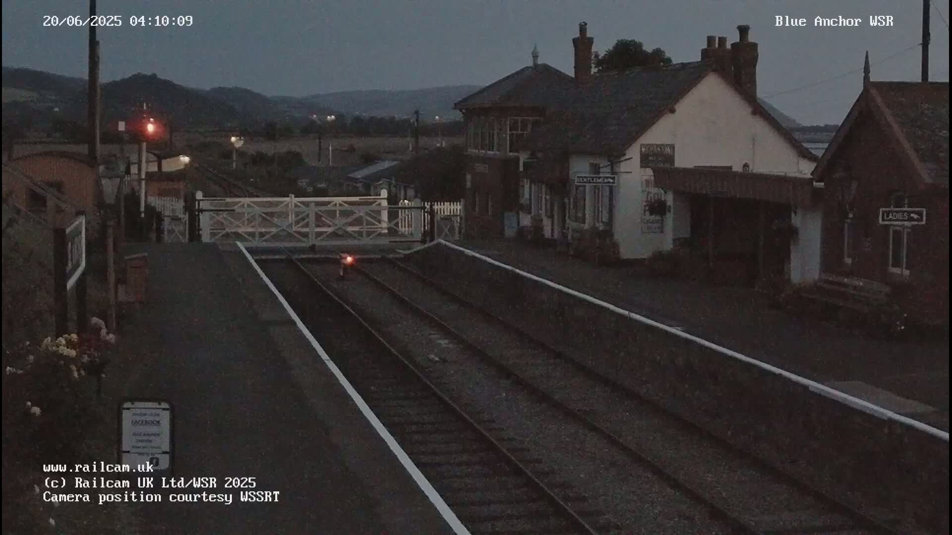 West Sommerset Railway Blue Anchor Station Live Cam - Somerset West and Taunton, Sommerset, South West, England, United Kingdom