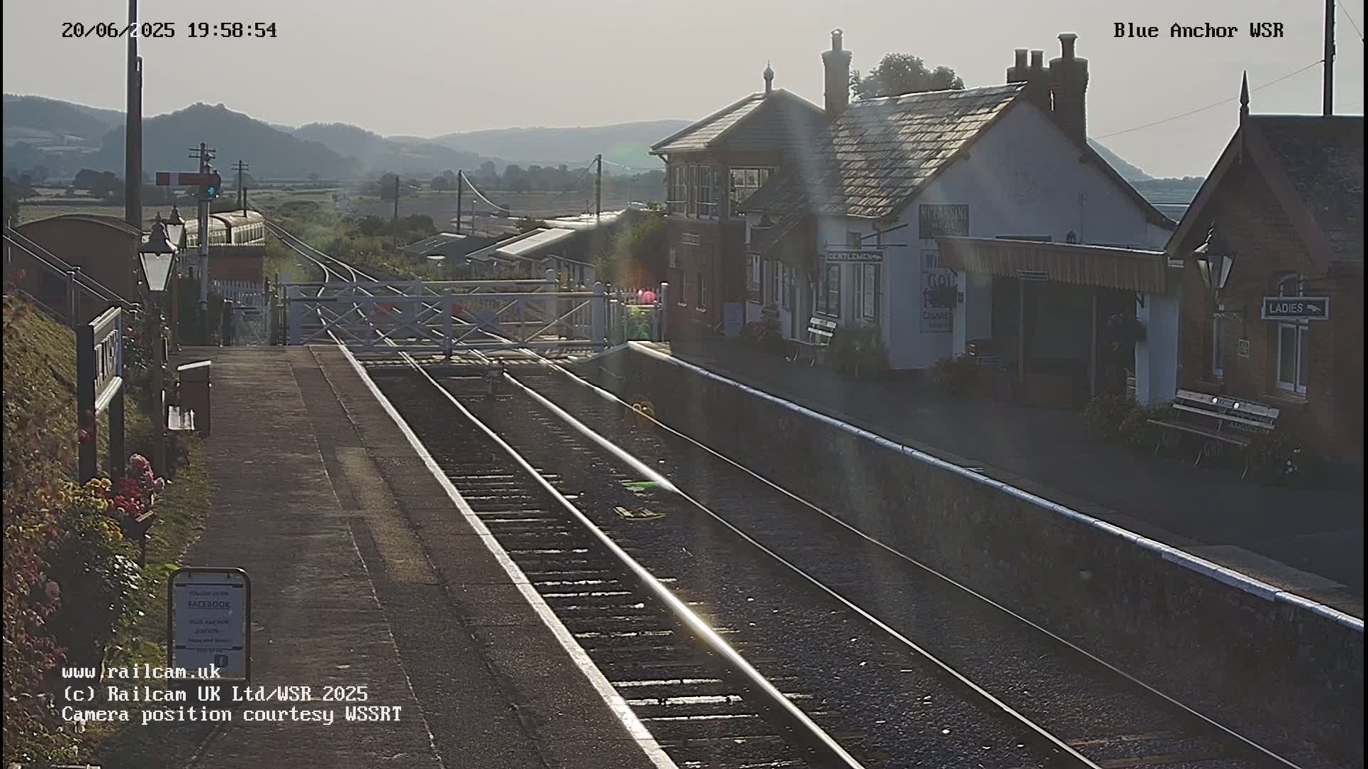 West Sommerset Railway Blue Anchor Station Live Cam - Somerset West and Taunton, Sommerset, South West, England, United Kingdom